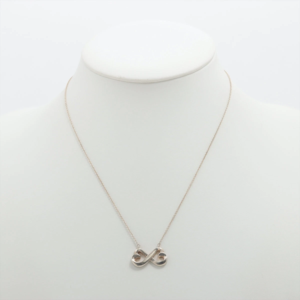 ティファニー シルバー925 ラビングハート ネックレス Tiffany & Co. - 【5jfb0772】ティファニー ネックレス ラビング