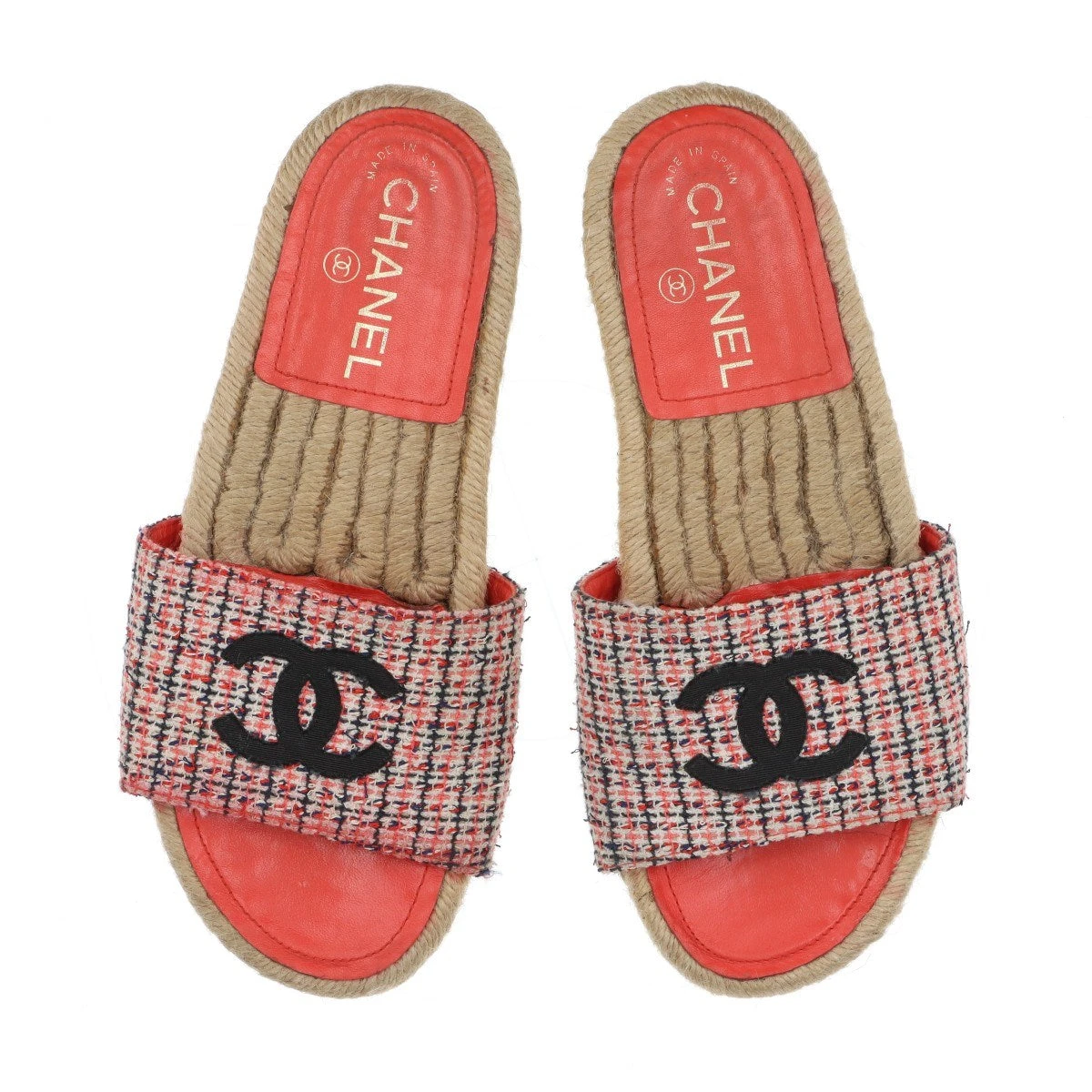 CHANEL ココマーク　クロコ型押し　サンダル エスパドリーユ　サンダル CHANEL ココマーク クロコ型押し サンダル エスパドリーユ サンダル