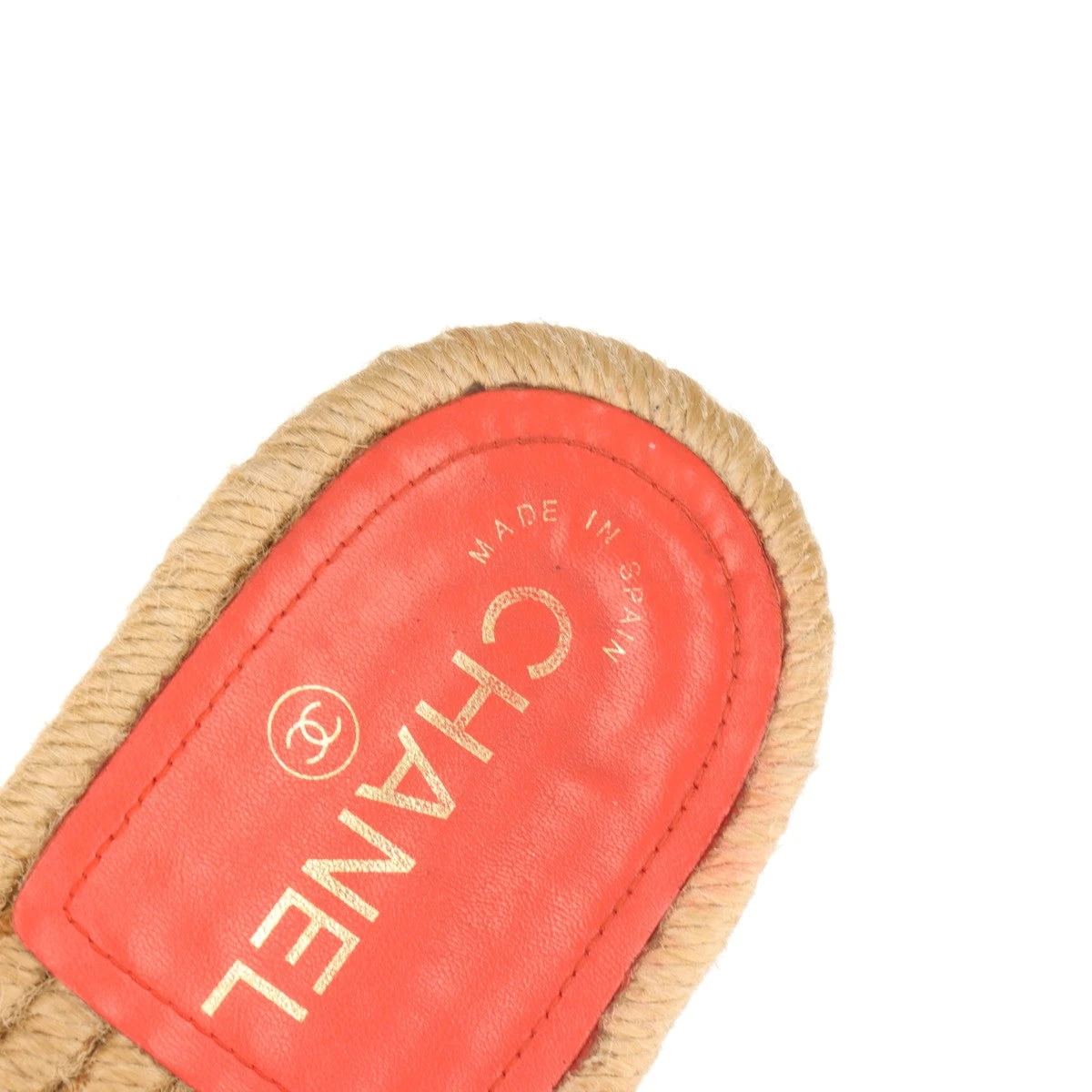 シャネル ココマーク レザー×ファブリック サンダル 36C