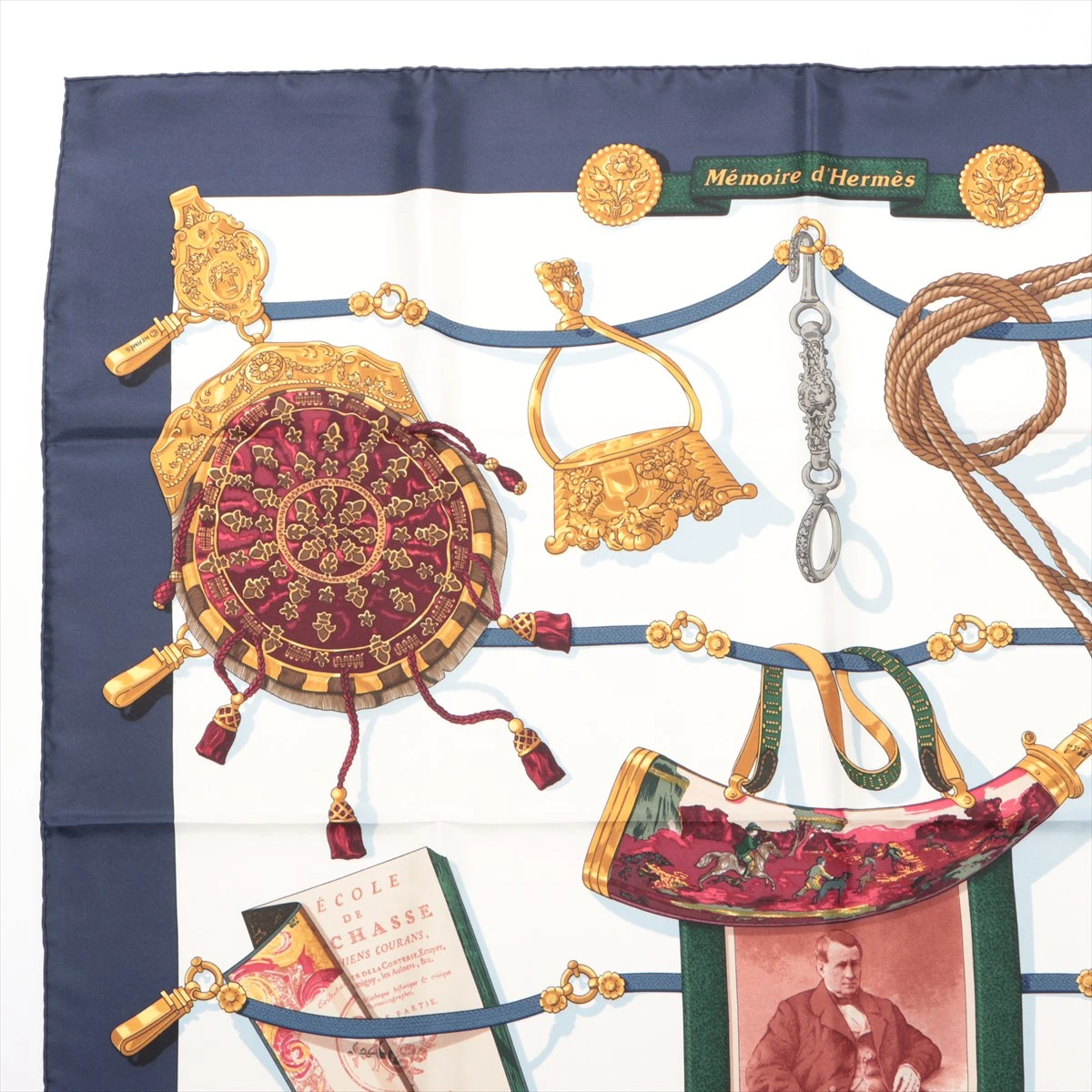 エルメス カレ90 Memoire d'Hermes エルメスの思い出 スカーフ