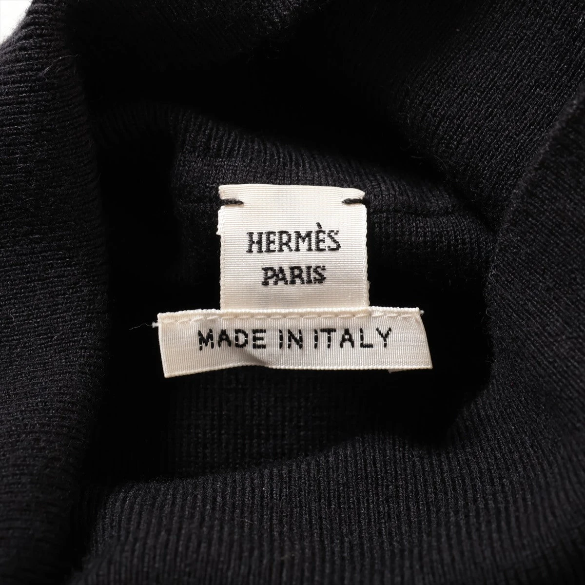 エルメス 20AW カシミヤ×シルク ニット 38 レディース ブラック
