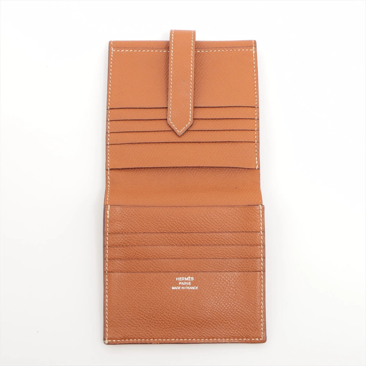 エルメス ベアンレクトベルソ シェブルミゾル コンパクトウォレット