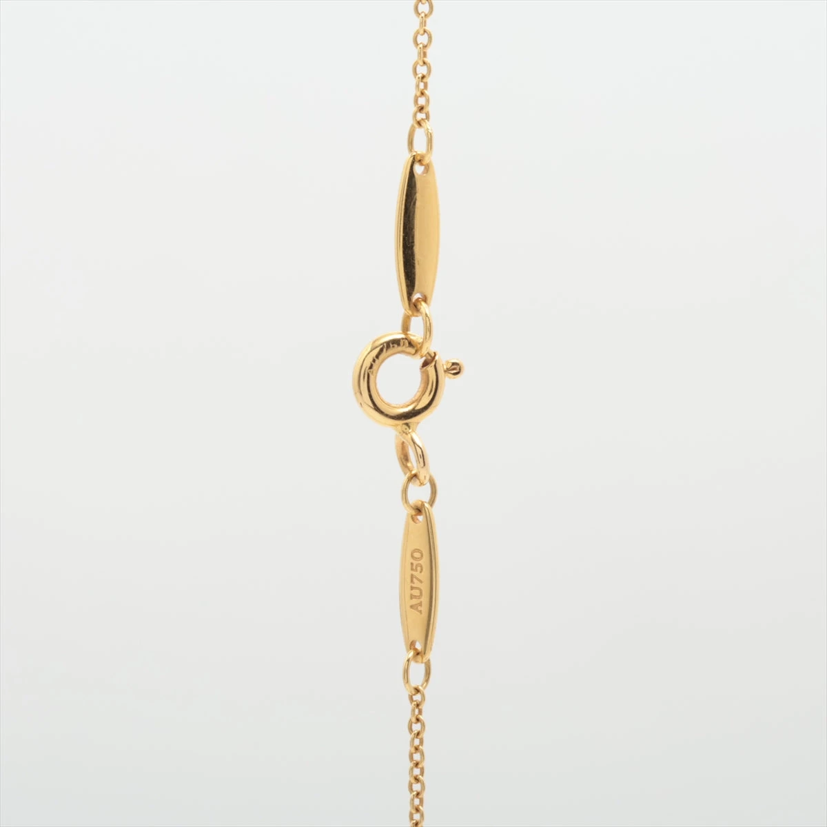 【付属品付】ティファニー バイザヤード ネックレス 750 K18 正規品 TIFFANY&Co.】ティファニー バイザヤード ネックレス K18