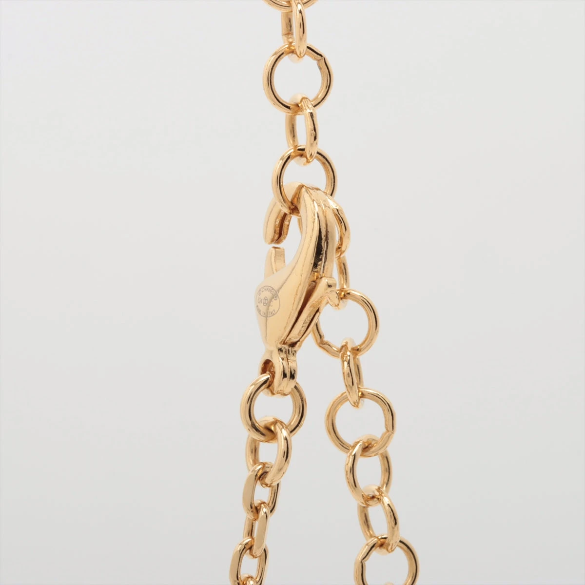 CHANEL シャネル B24C ココマーク ラインストーン Fパール
