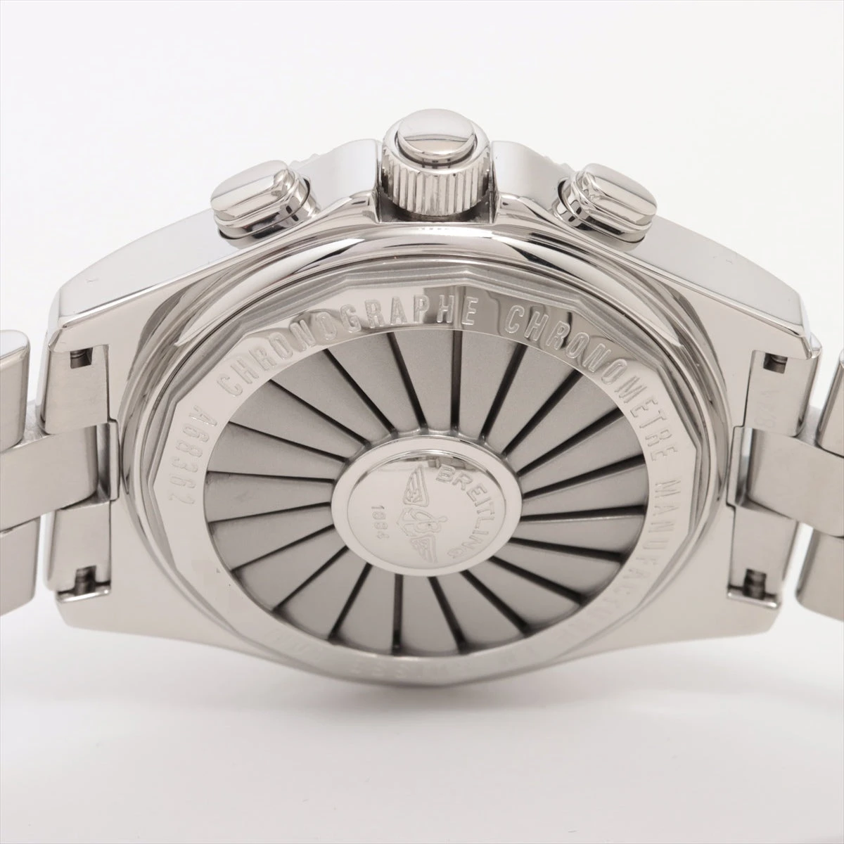 ブライトリング B-1 アナログデジタル A68362 SS QZ 青文字盤 あまり