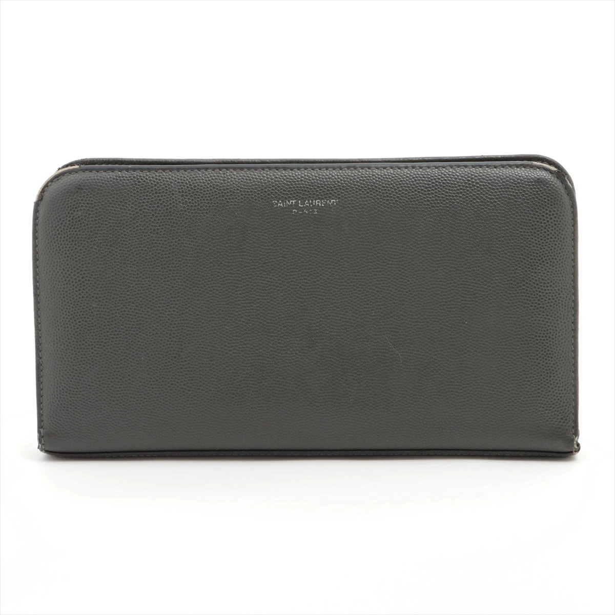 すがたくさん専用 サンローラン クラッシク ラウンドジップ 328558 レザー ブラック 長