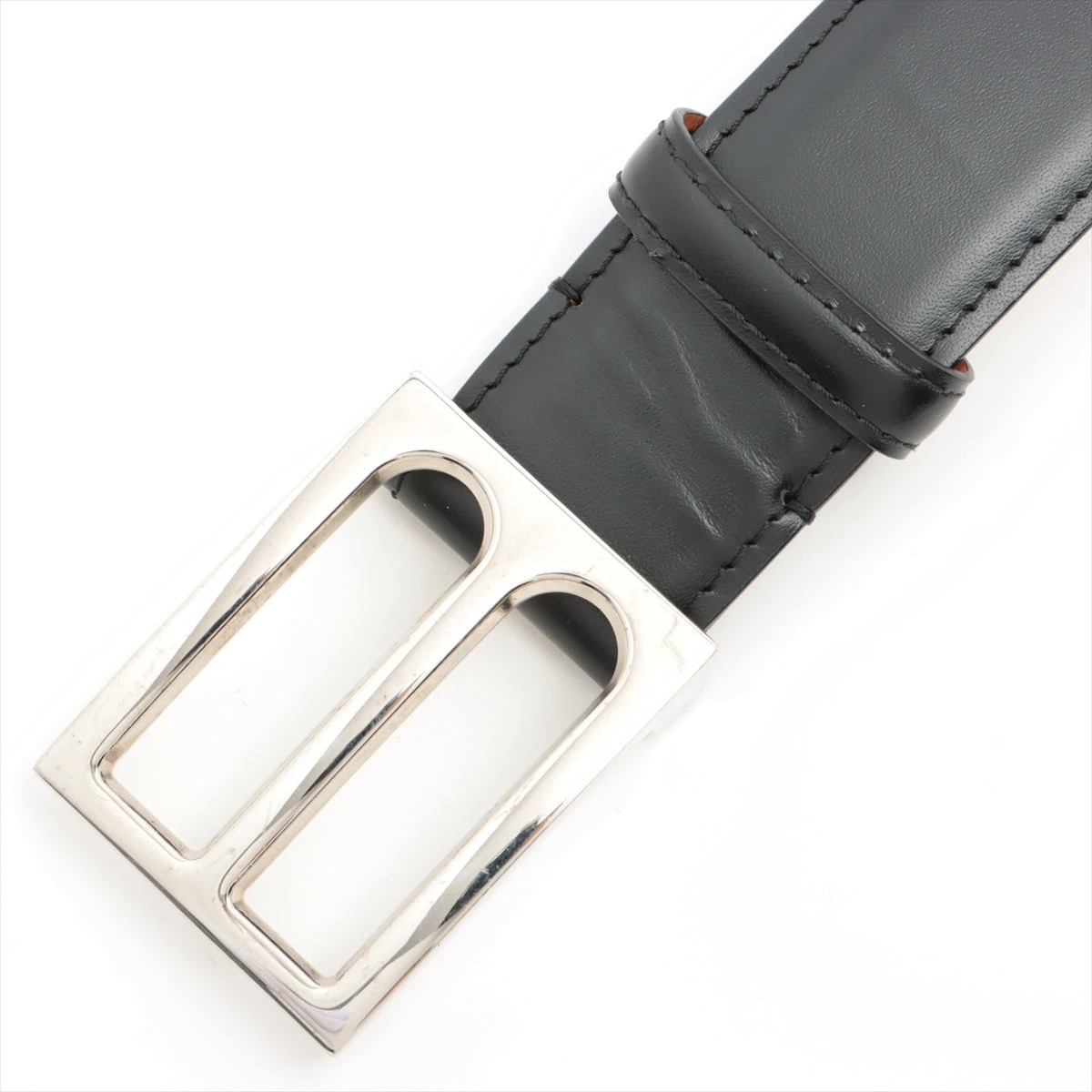 美品☆Berluti　ベルト　カリグラフィー　ブラック系　85-34　ロゴ型押し 美品☆Berluti ベルト カリグラフィー ブラック系 85-34 ロゴ型押し