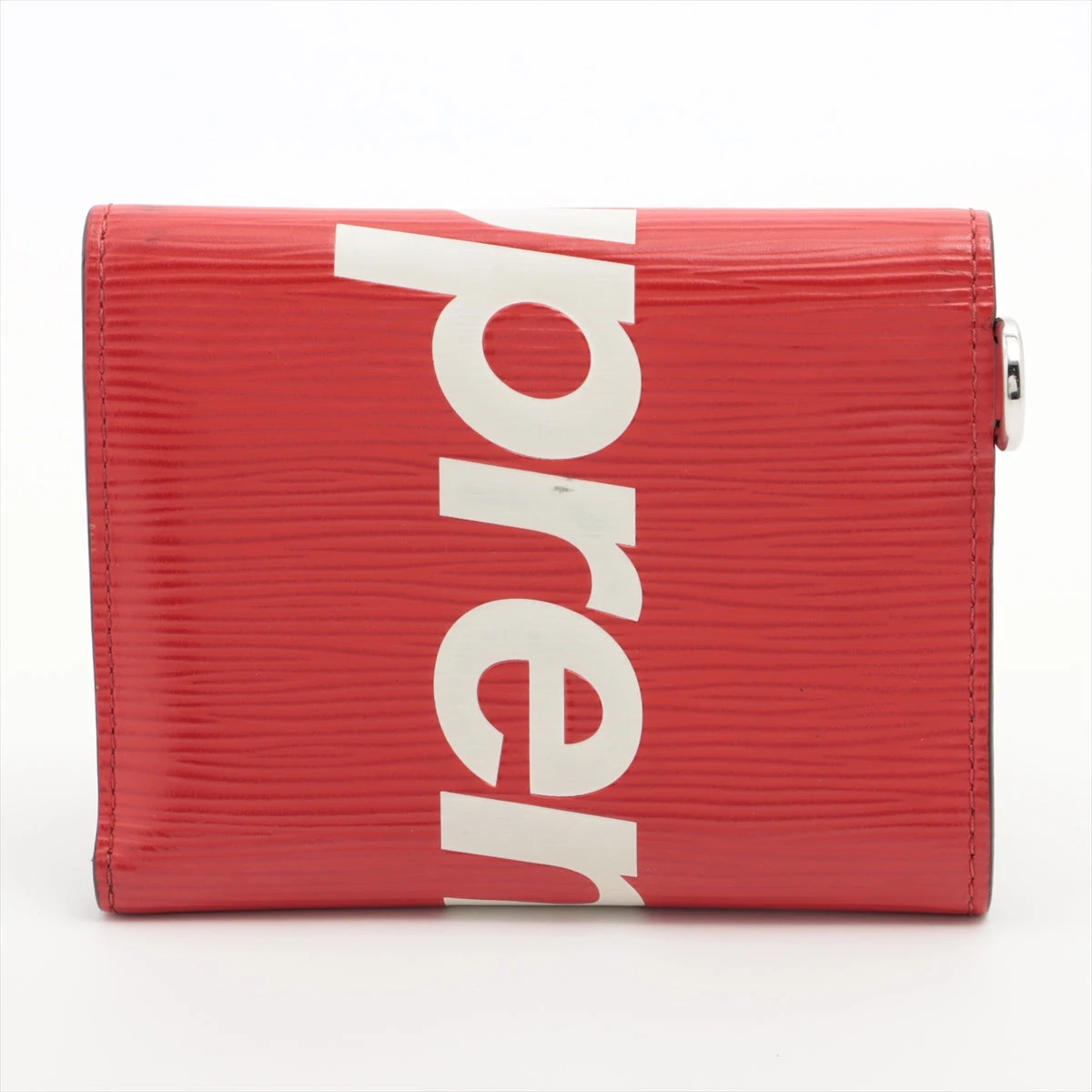 ヴィトン×シュプリーム エピ チェーンコンパクトウォレット