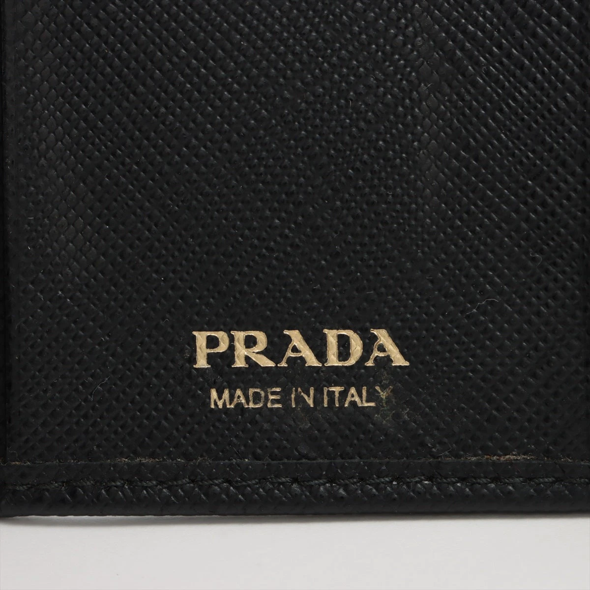 PRADA サフィアーノレザー キーケース ブラック 1PG222 プラダ サフィアーノメタル 1PG222 レザー キーケース ブラック