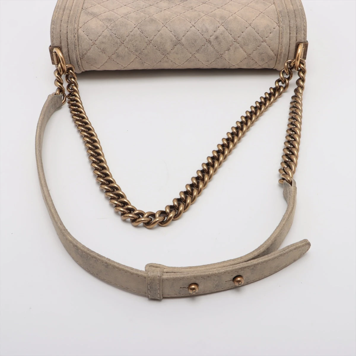 CHANEL スエード ショルダーバッグ ベージュ系 CHANEL CHANEL(シャネル) 22 ショルダーバッグ スウェード