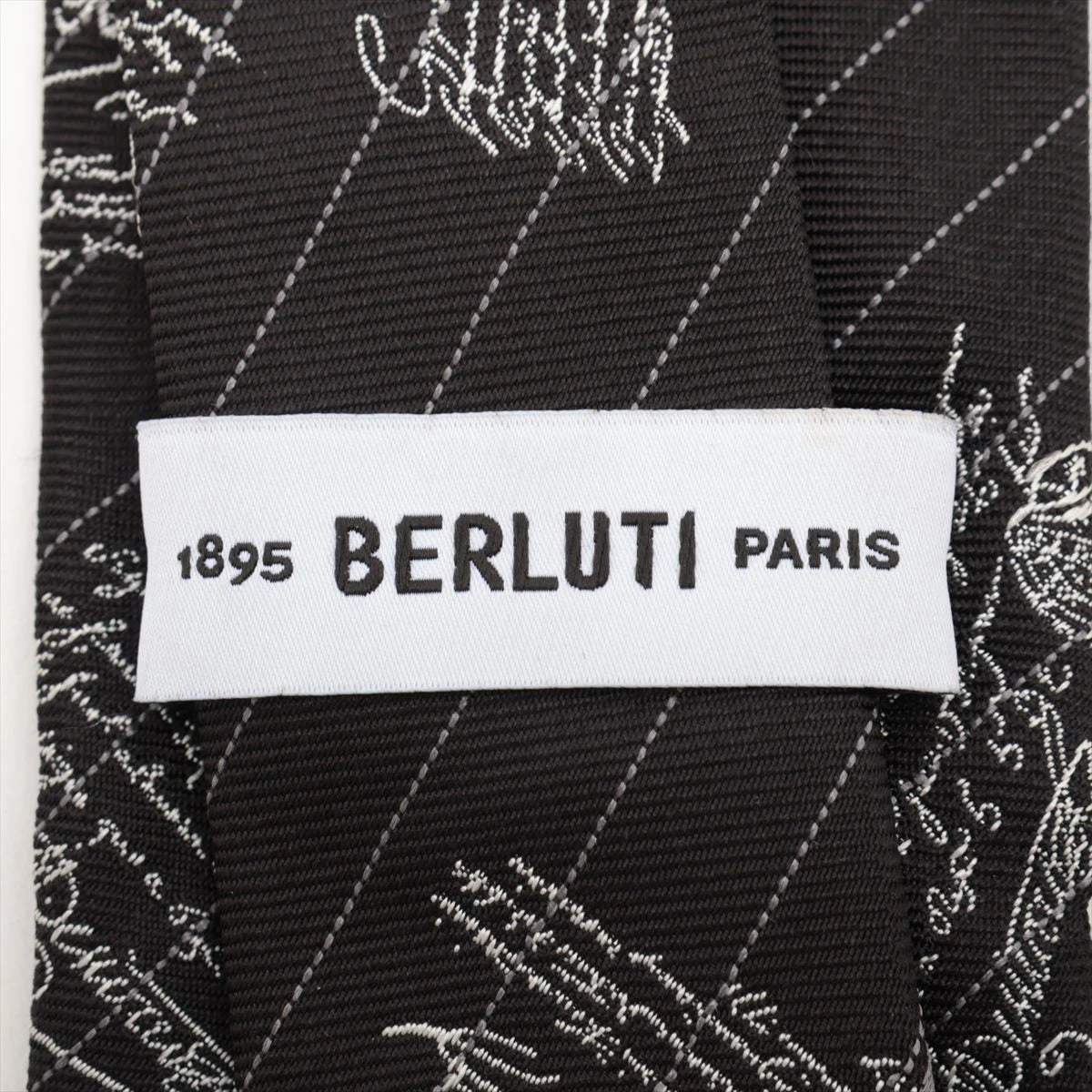 ベルルッティ カリグラフィ ネクタイ シルク A3082284｜中古