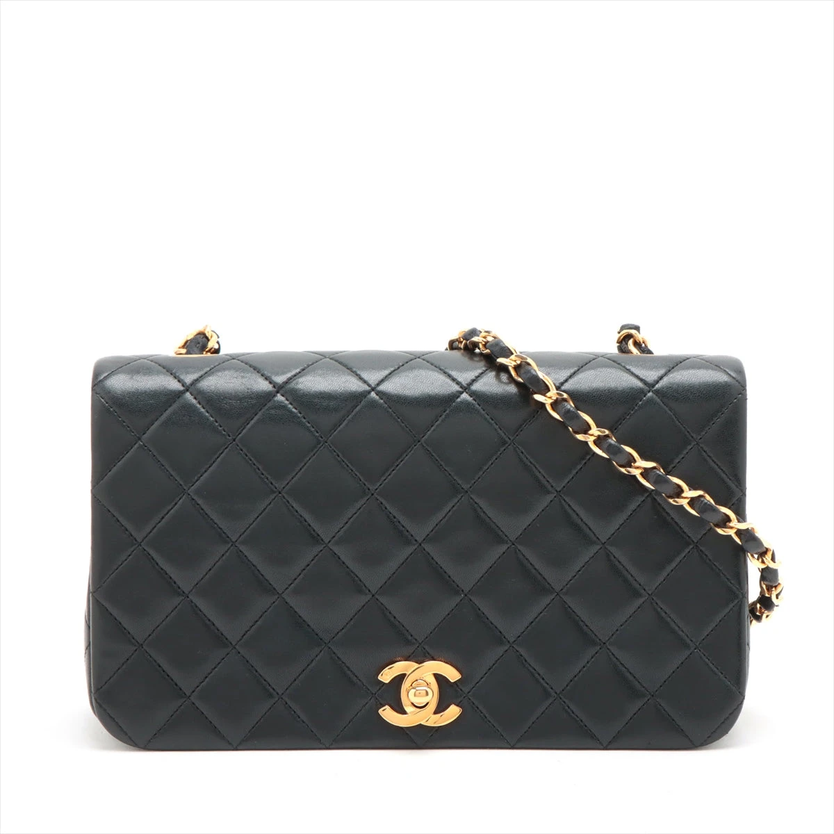CHANEL １番台 マトラッセ ラム チェーンバッグ ブラック シャネル マトラッセ23 スモール ラムスキン シングルフラップ