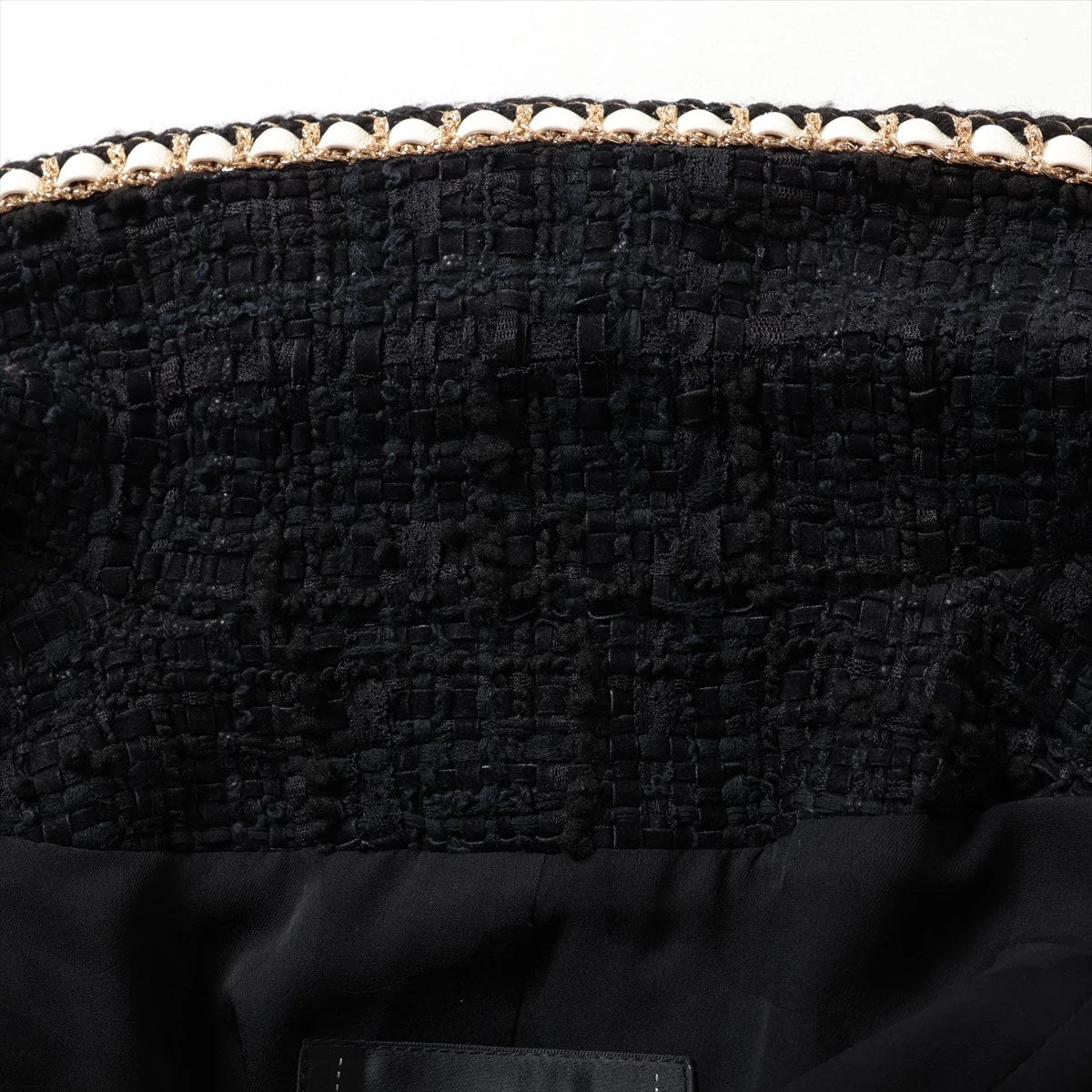 シャネル ココボタン 21AW コットン ロングコート 36 レディース