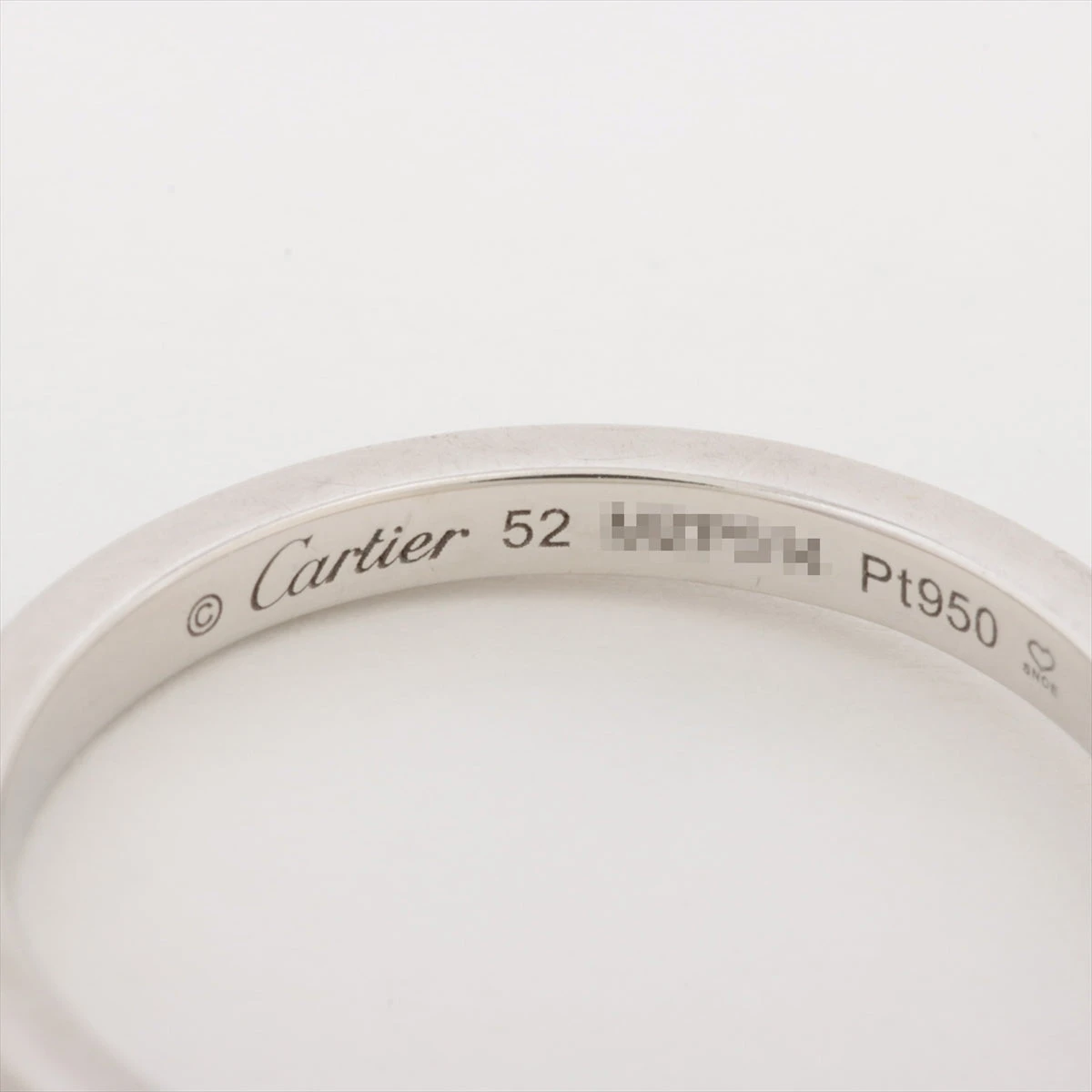 カルティエ バレリーナ カーブ ハーフエタニティ ダイヤ リング Pt950