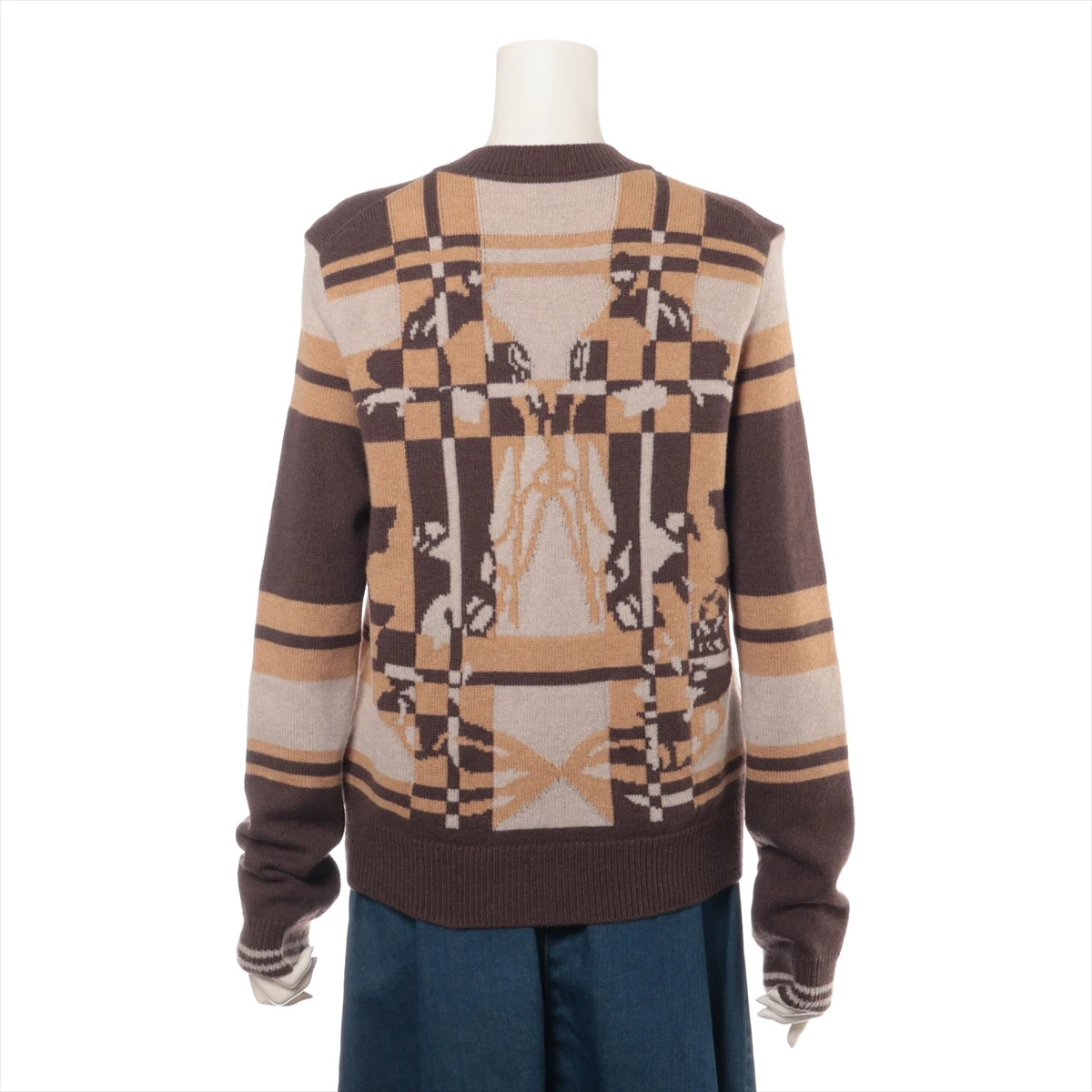エルメス 23AW カシミヤ カーディガン 36 レディース ベージュ