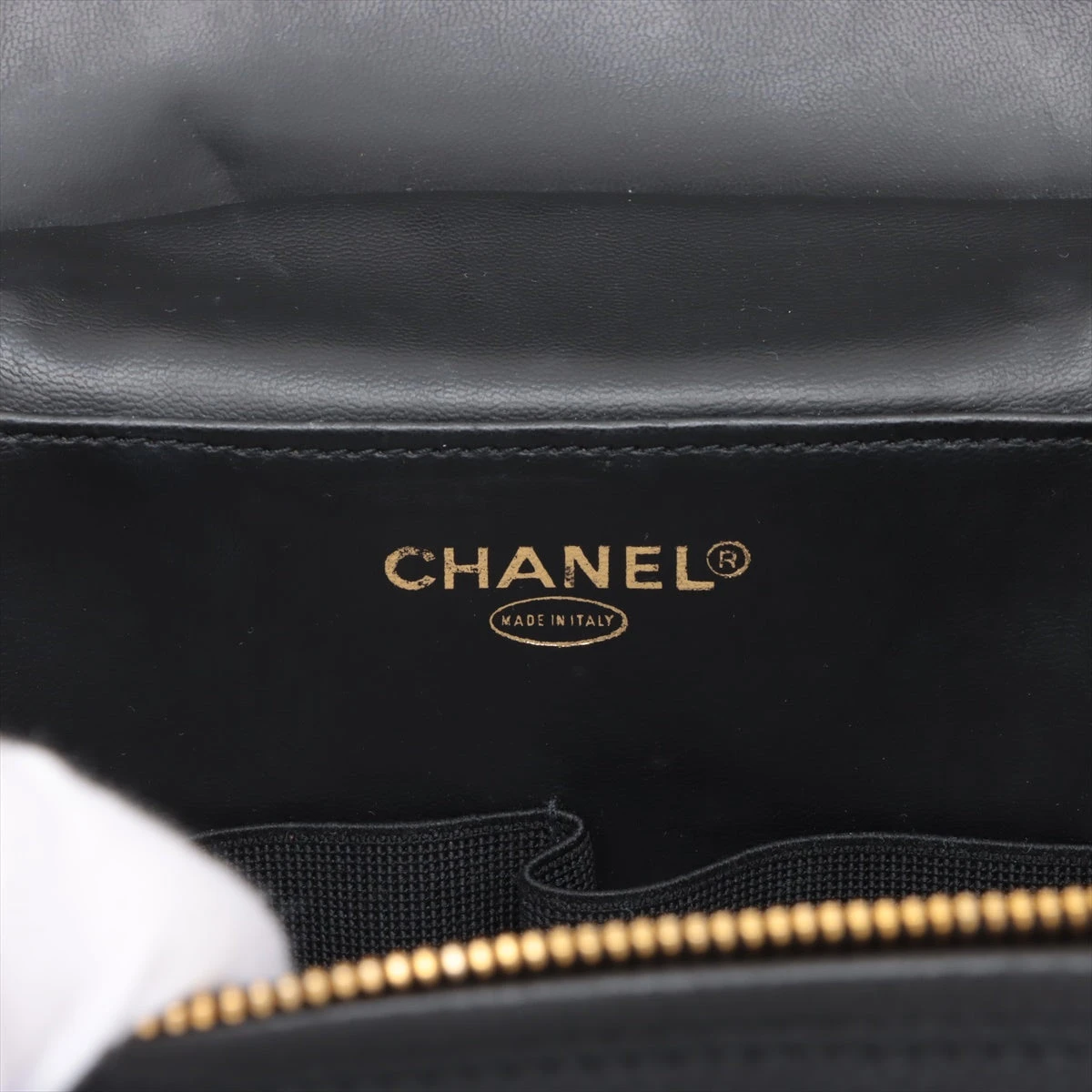 シャネル CHANEL ココマーク バニティ ハンドバッグ 4番台 シャネル ココマーク キャビアスキン バニティバッグ ブラック