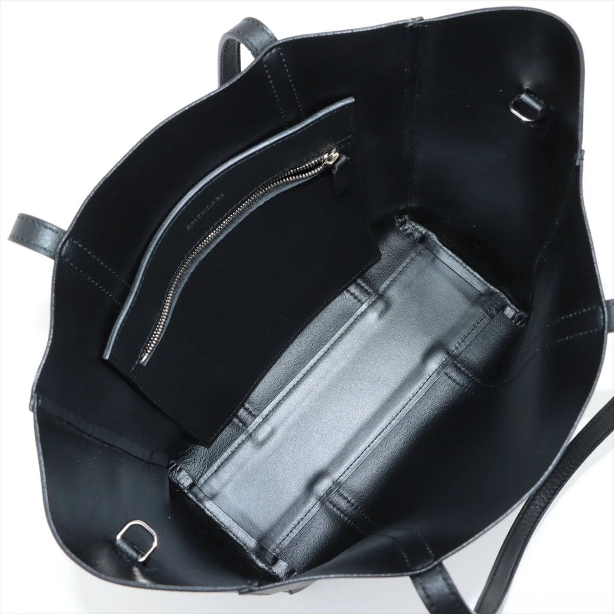 【美品】バレンシアガ　エブリデイ　トートバッグ　XS　2way　レザー　ブラック バレンシアガ エブリデイ トートXS レザー 2WAYトートバッグ