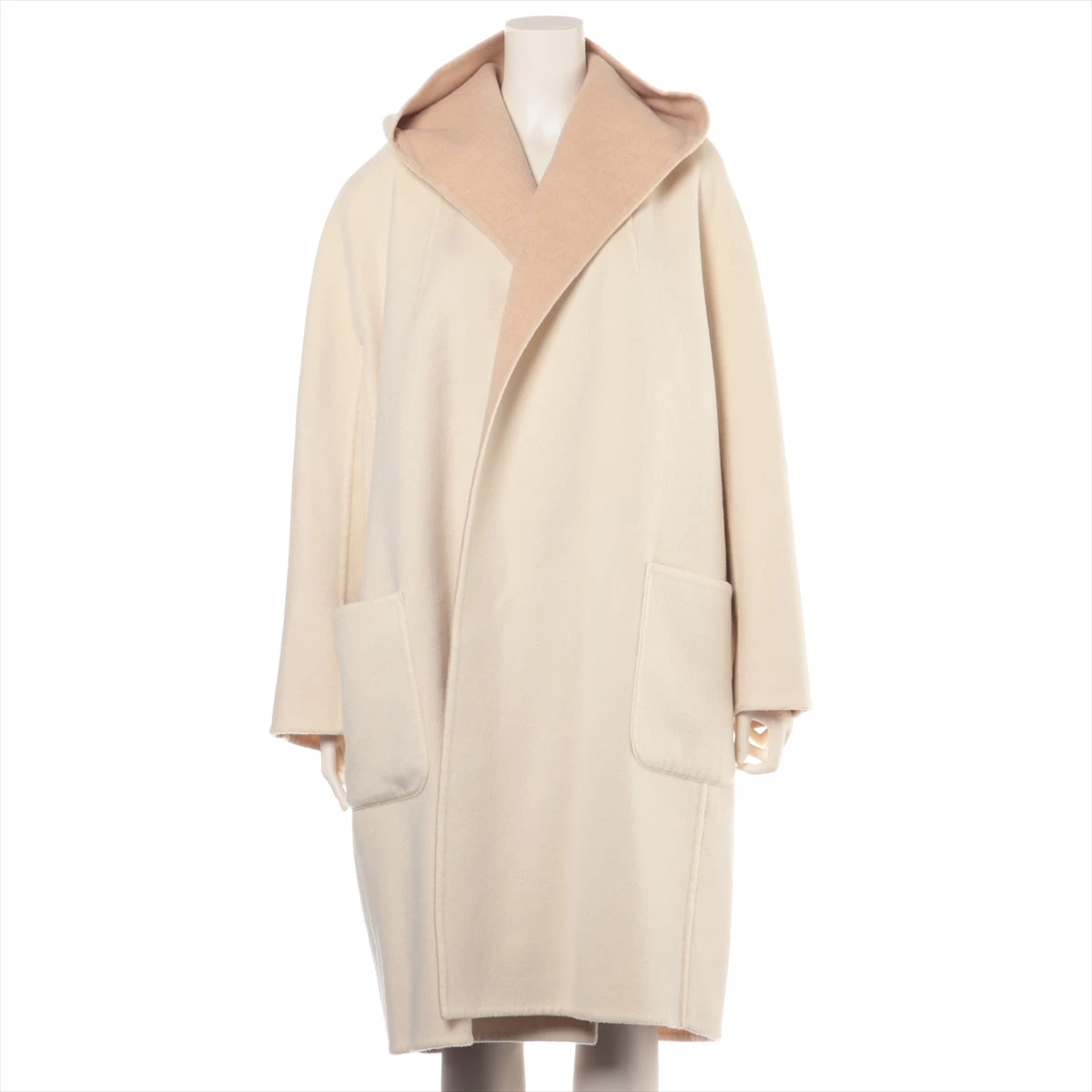 エルメス マルジェラ期 カシミヤ×キャメル コート 36 レディース