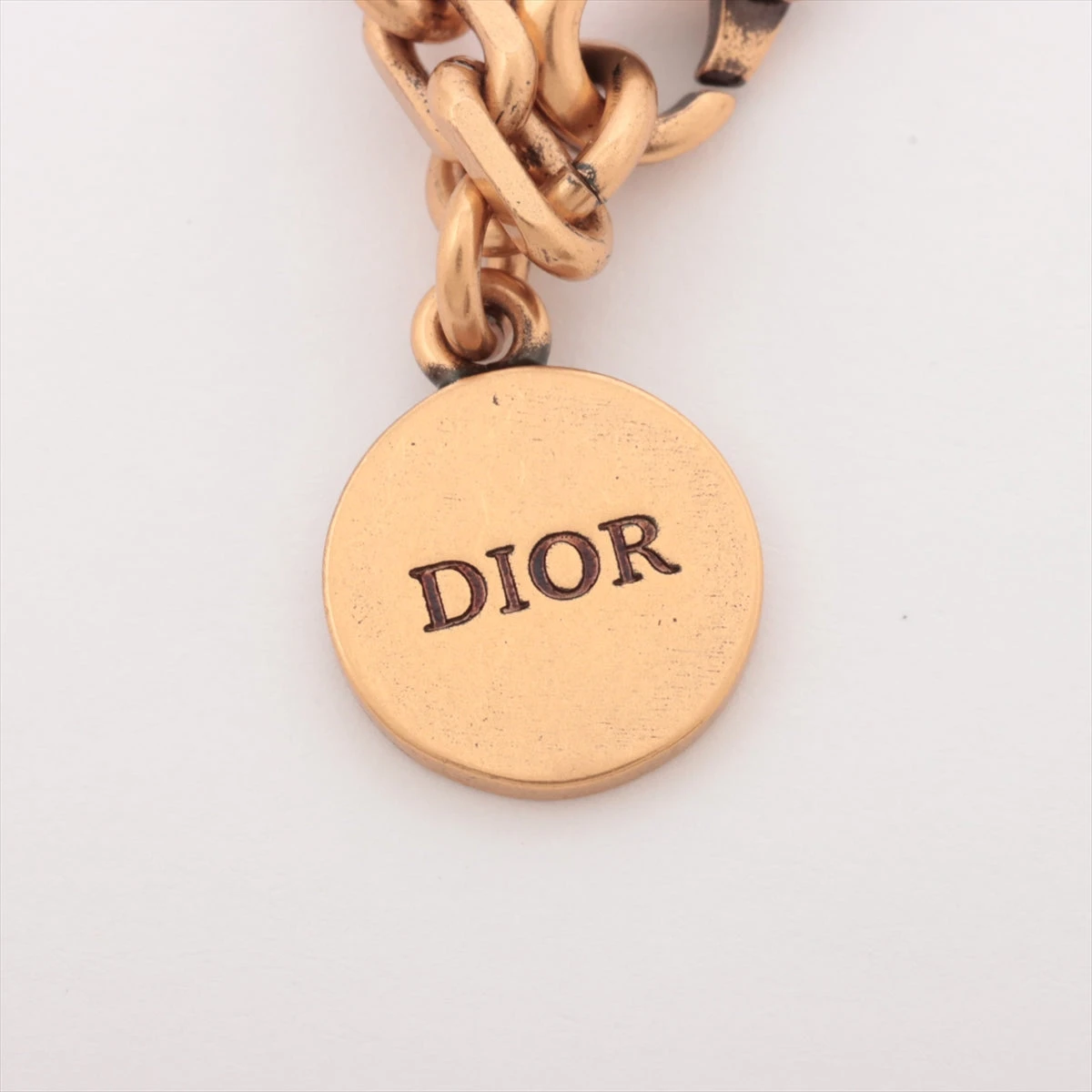 ◇ディオール◇GP/ジャディオール/ネックレス/ゴールド/ブランド ディオール ジャディオール ネックレス GP×ラインストーン×フェイク