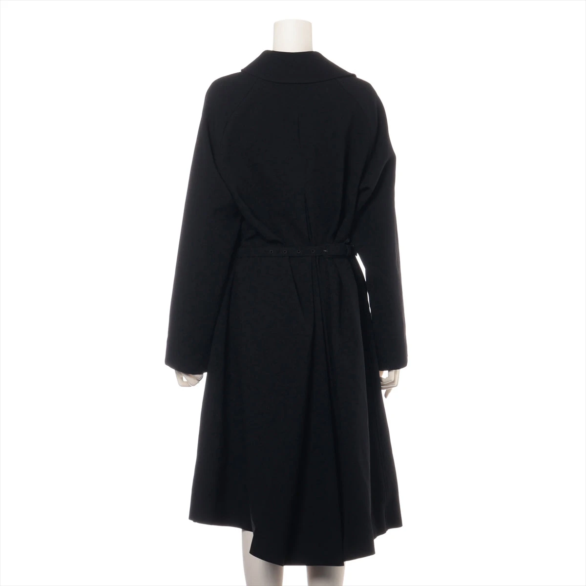 ヨーコチャン ポリエステル×アセテート コート F レディース ブラック