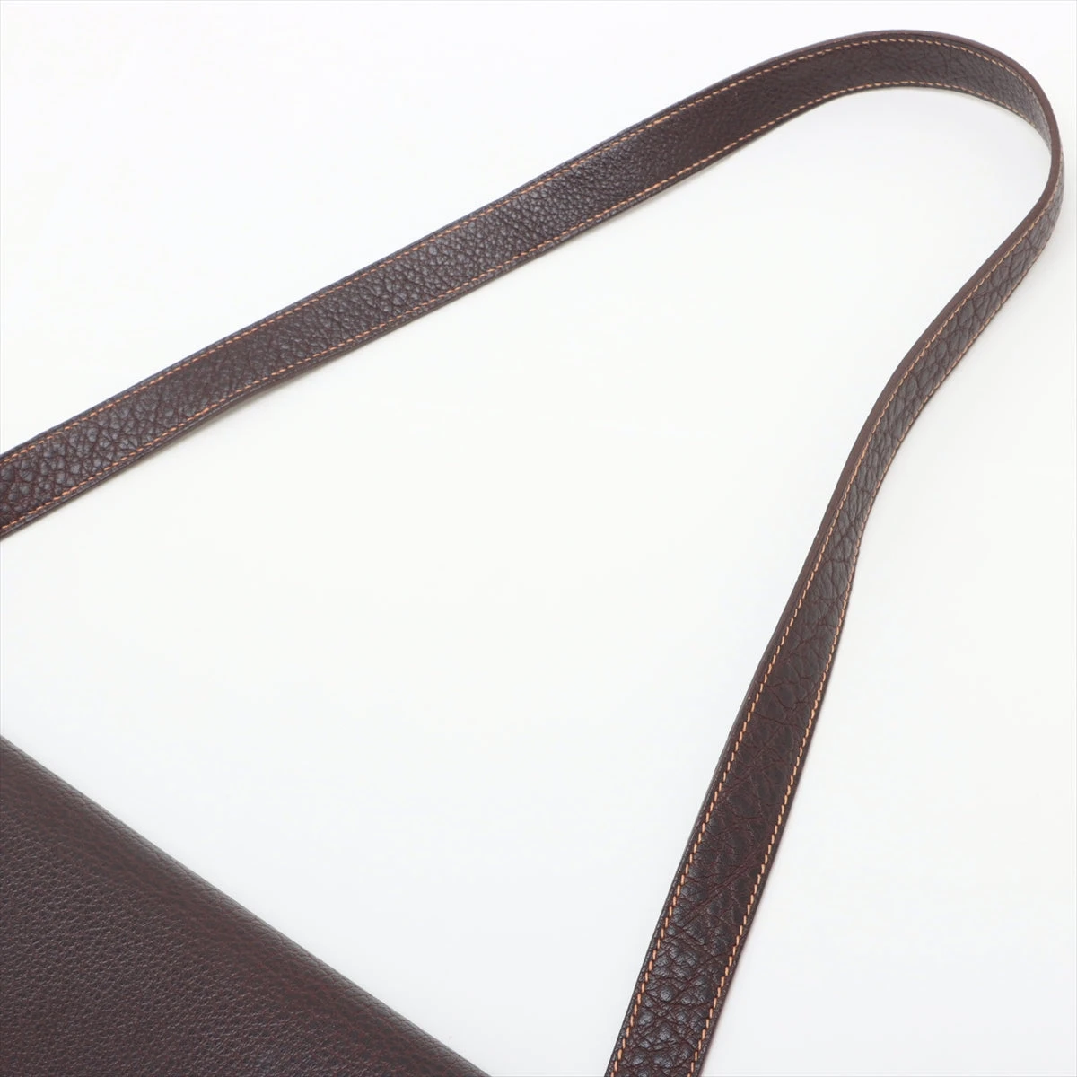エルメス クリスティーヌ ブッフル ブラウン シルバー金具 □C:1999年 