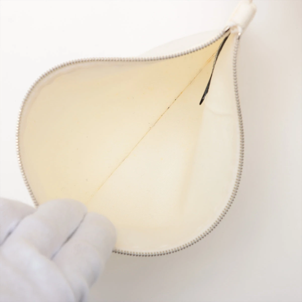 エルメス パニエドプラージュPM トワルシェブロン ベージュ シルバー 