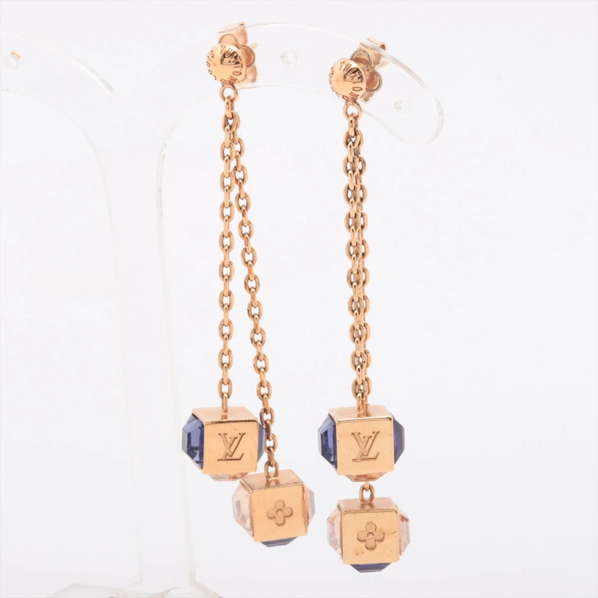 ルイヴィトン　ブックルドレイユ　ピアス　パンダン　ギャンブル　刻印　M65179 ルイヴィトンブックルドレイユ パンダン ギャンブル ピアス