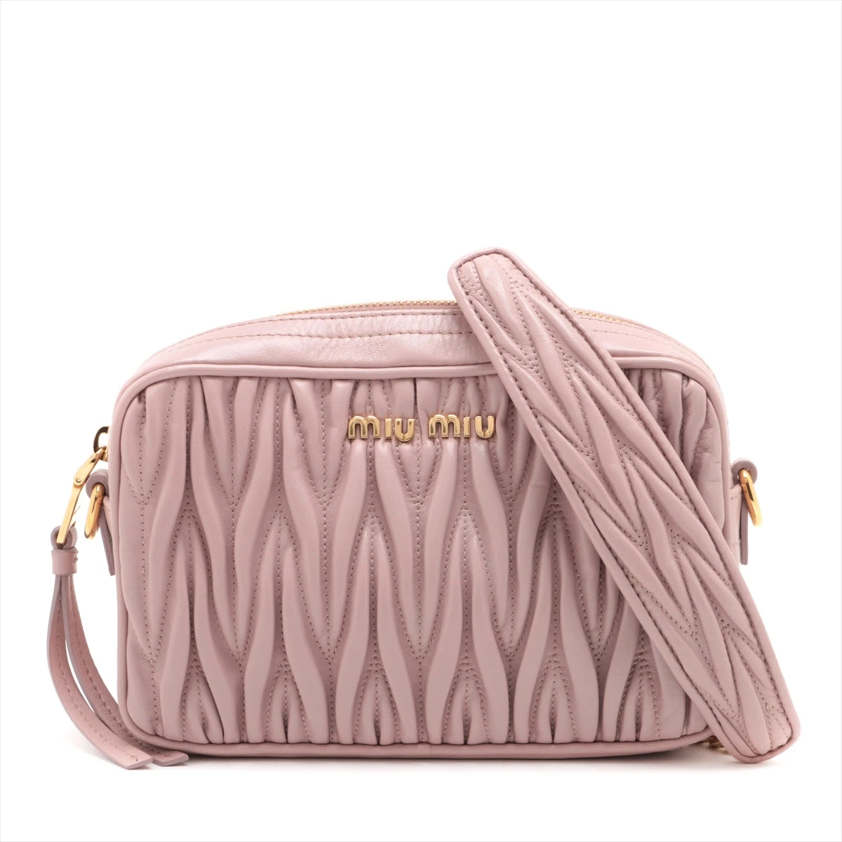 MIU MIU】ミュウミュウ『マテラッセ レザー ショルダーバッグ