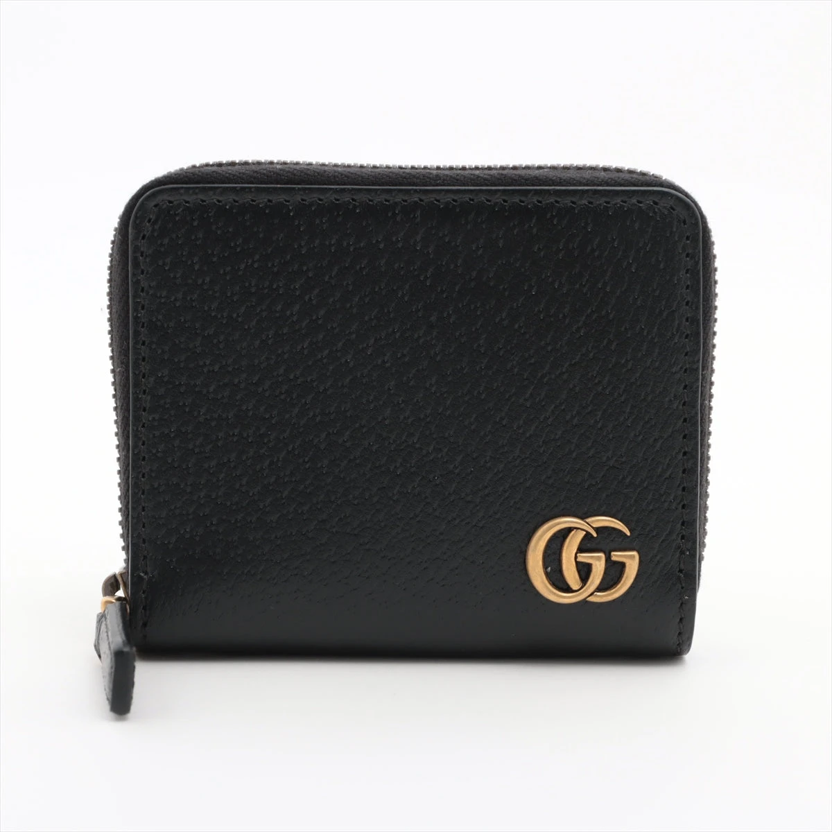 ★GUCCI★ グッチ 795165 ラウンドジップ 小銭入れ 財布 グッチ ダブルG レザー コインケース ブラック 795165 A3072063