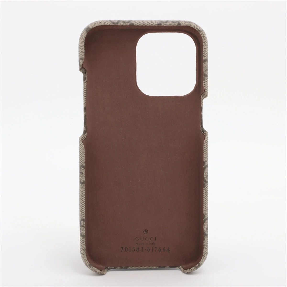 グッチ GGスプリーム PVC iPhoneケース ベージュ 701583 iPhone
