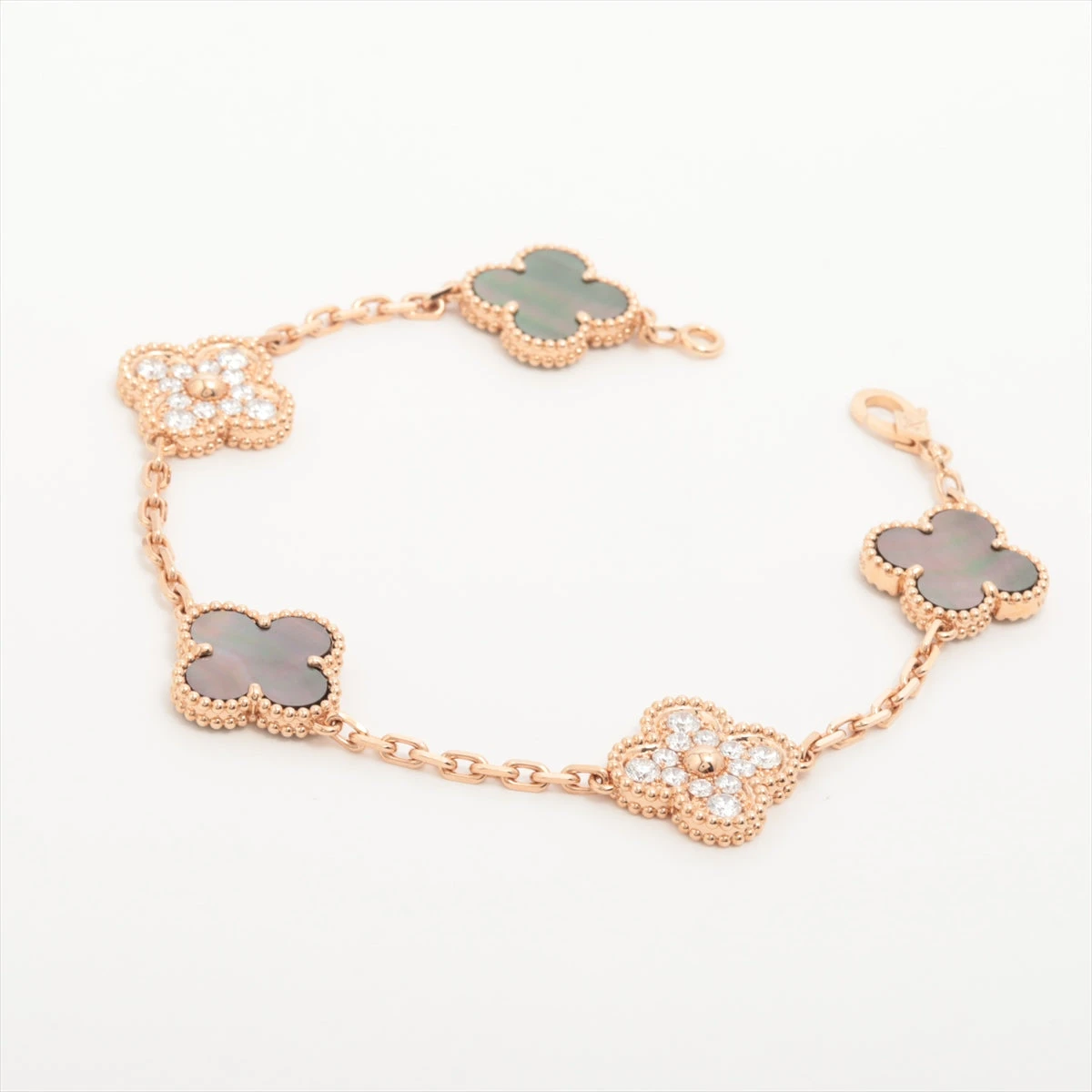 ヴァンクリーフ&アーペル ヴィンテージアルハンブラ 5P グレー