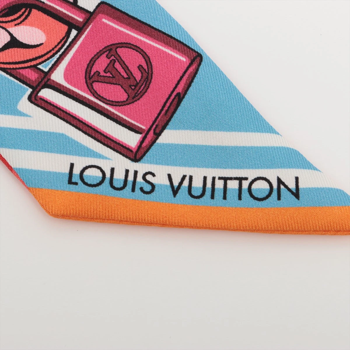LOUIS VUITTON ルイヴィトン M77693 バンドーBB スカーフ シルク
