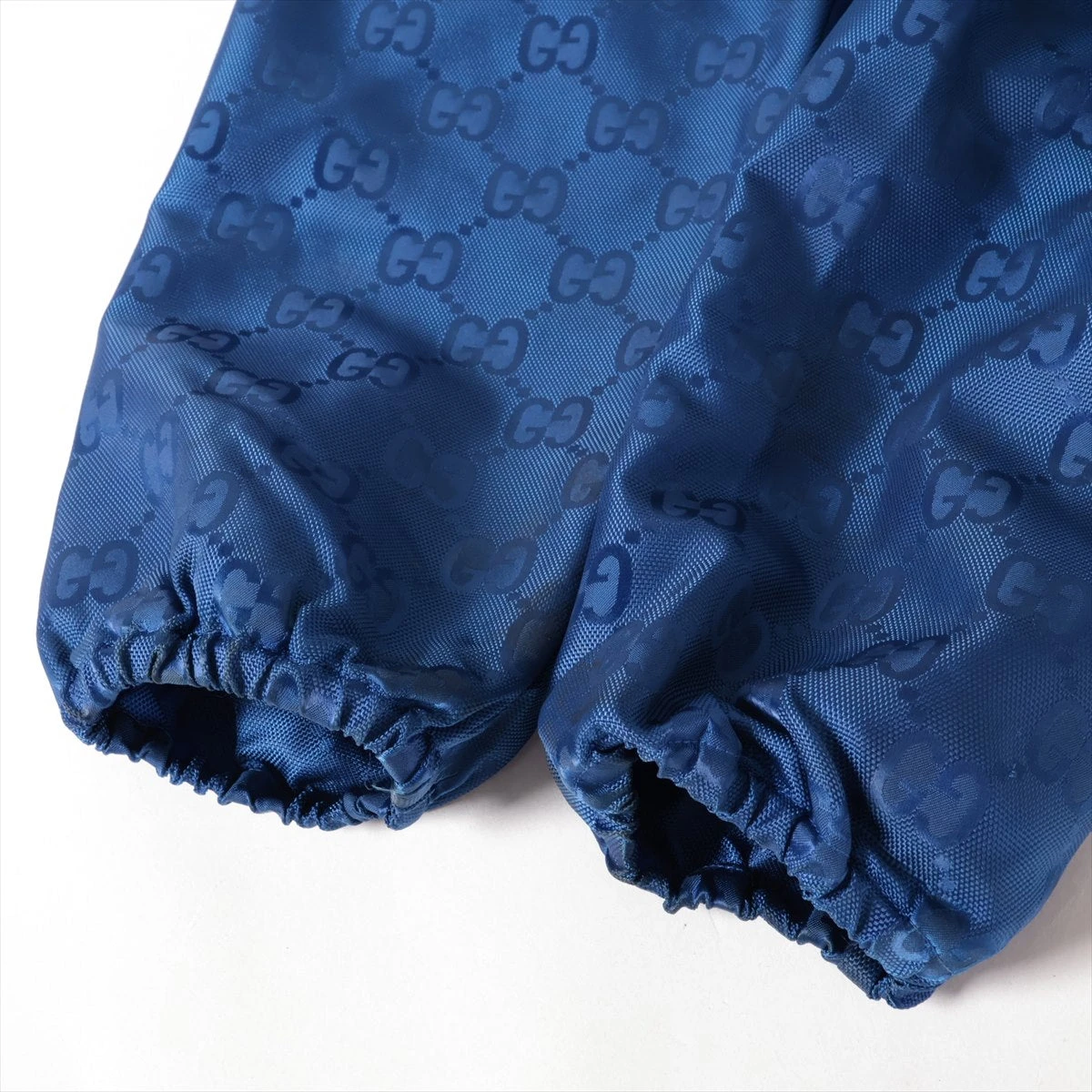 GUCCI ノーカラージャケット 44 本革 青 GUCCI other jacket 44 nylon Blue 714801 Used | eBay
