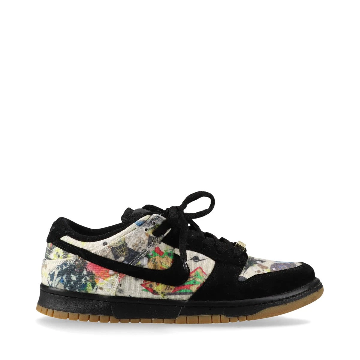 ナイキ×シュプリーム×ラメルジー SB DUNK LOW OG QS 23AW スエード 