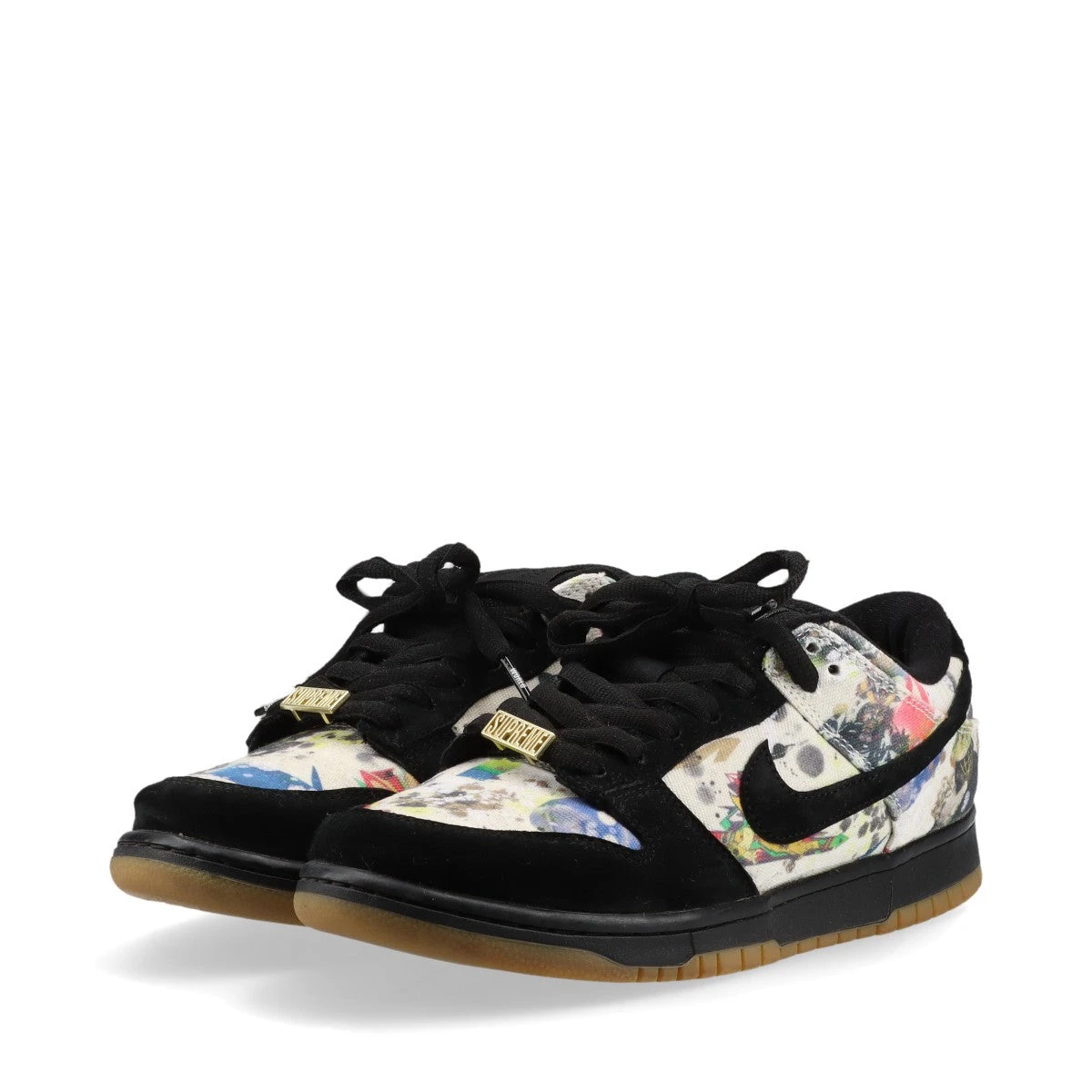 ナイキ×シュプリーム×ラメルジー SB DUNK LOW OG QS 23AW スエード 