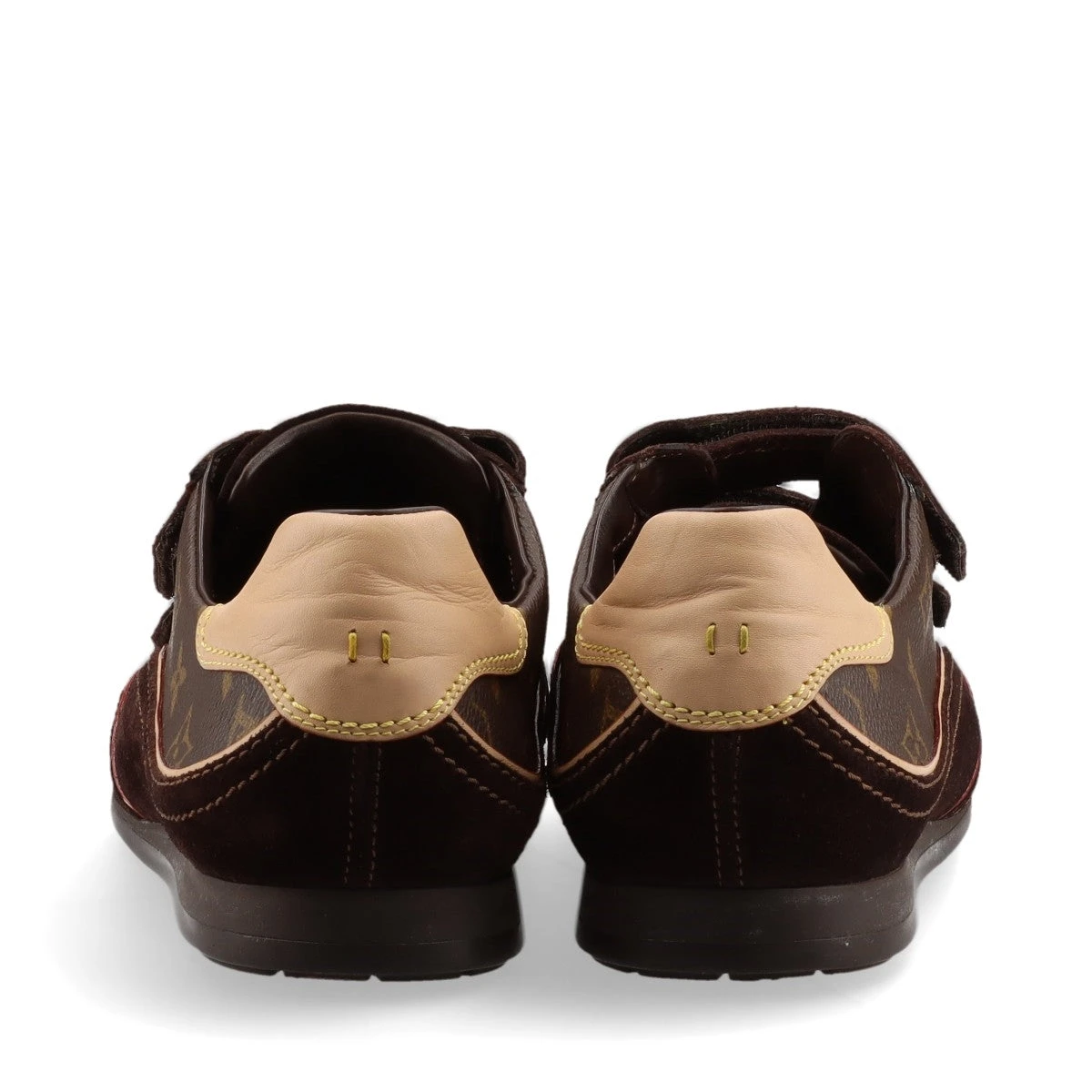 限定完売！イタリア製！ルイヴィトンレザースニーカー5/23.5cmブラウン茶