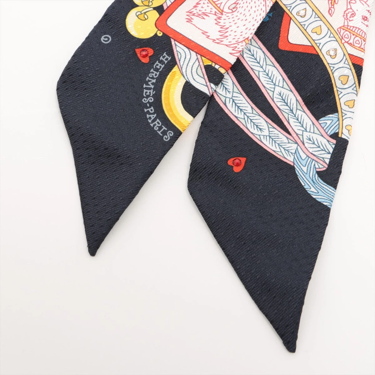 エルメス ツイリー PIQUE DAME DE COEUR ハートのクイーン スカーフ