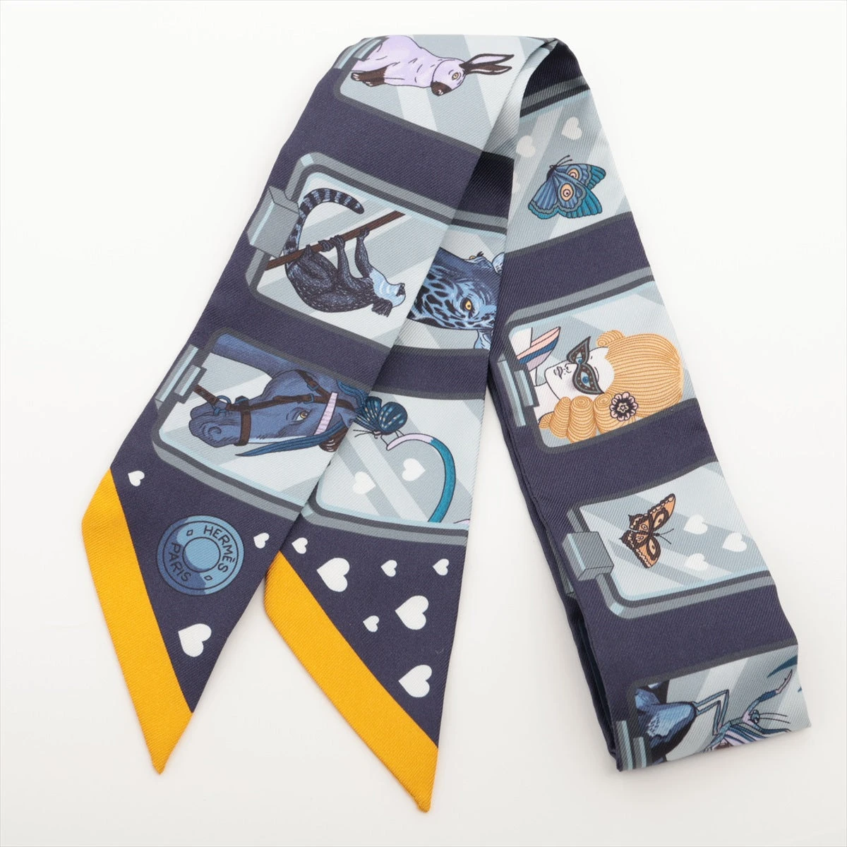 エルメス ツイリー HERMES STORY エルメス ストーリー スカーフ シルク  