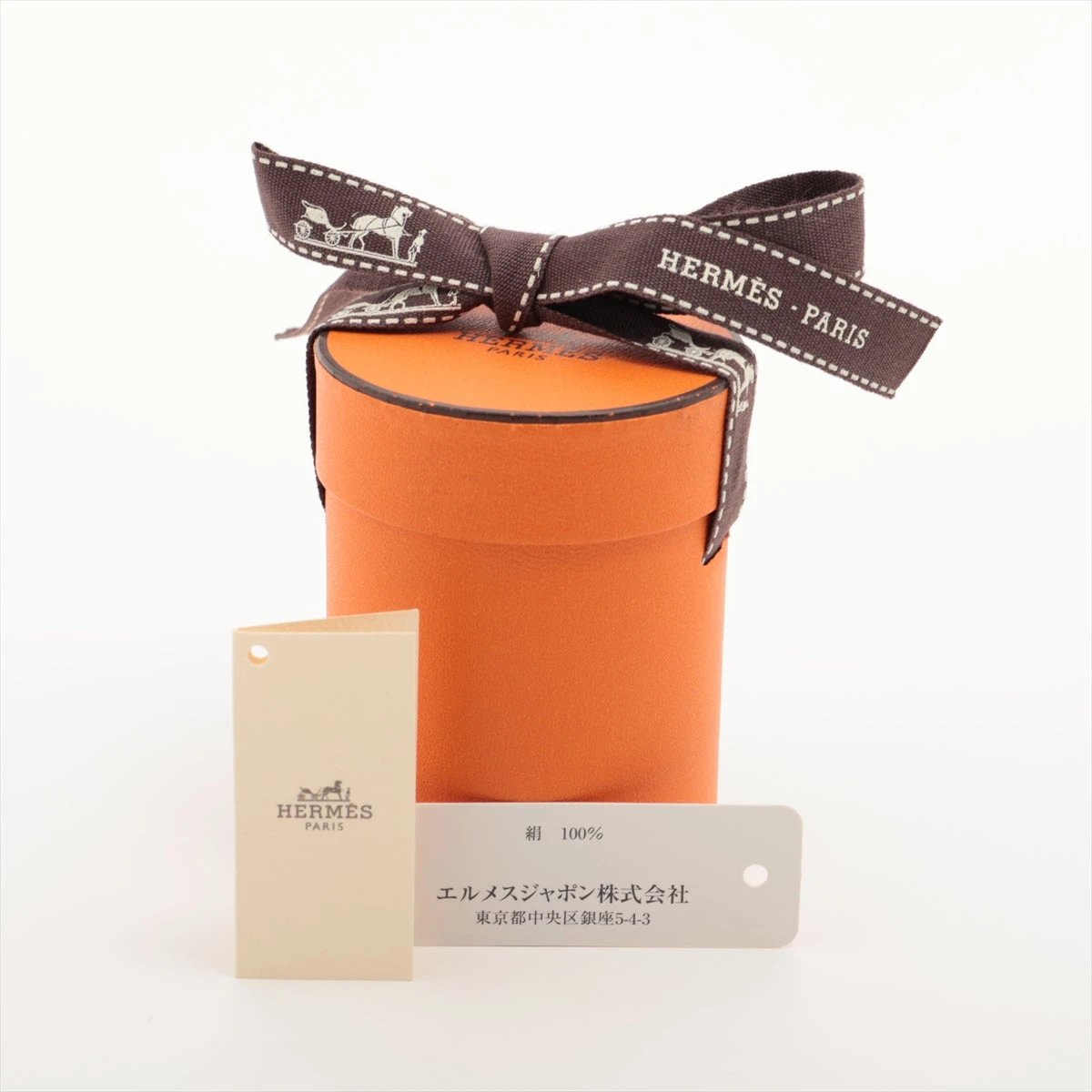 エルメス ツイリー ボルデュックリボン スカーフ シルク