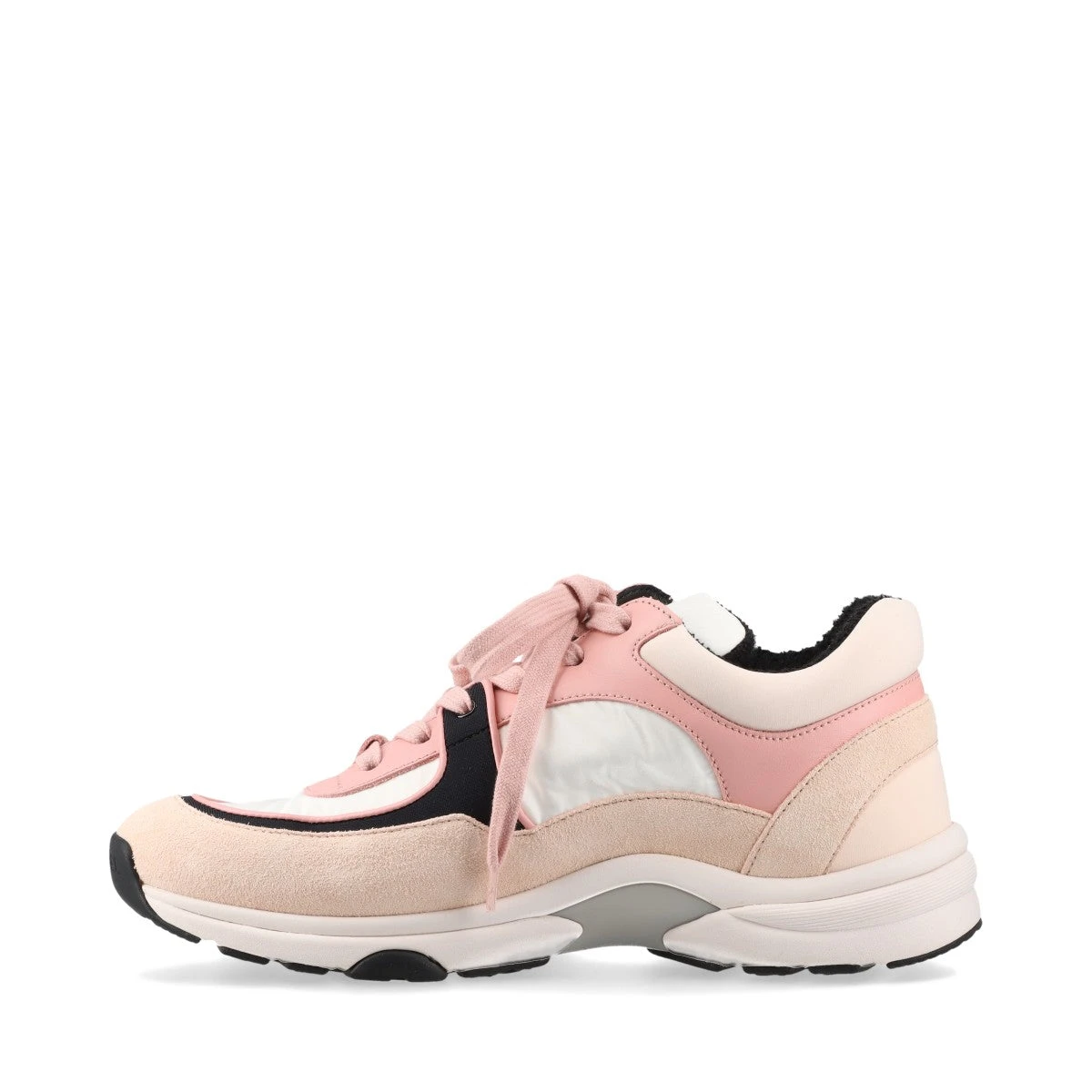 み*～様 シャネル CHANEL ヌバック×レザー×ビニール スニーカー 37 中古】CHANEL シャネル SNEAKER スニーカー 37 USED 中古