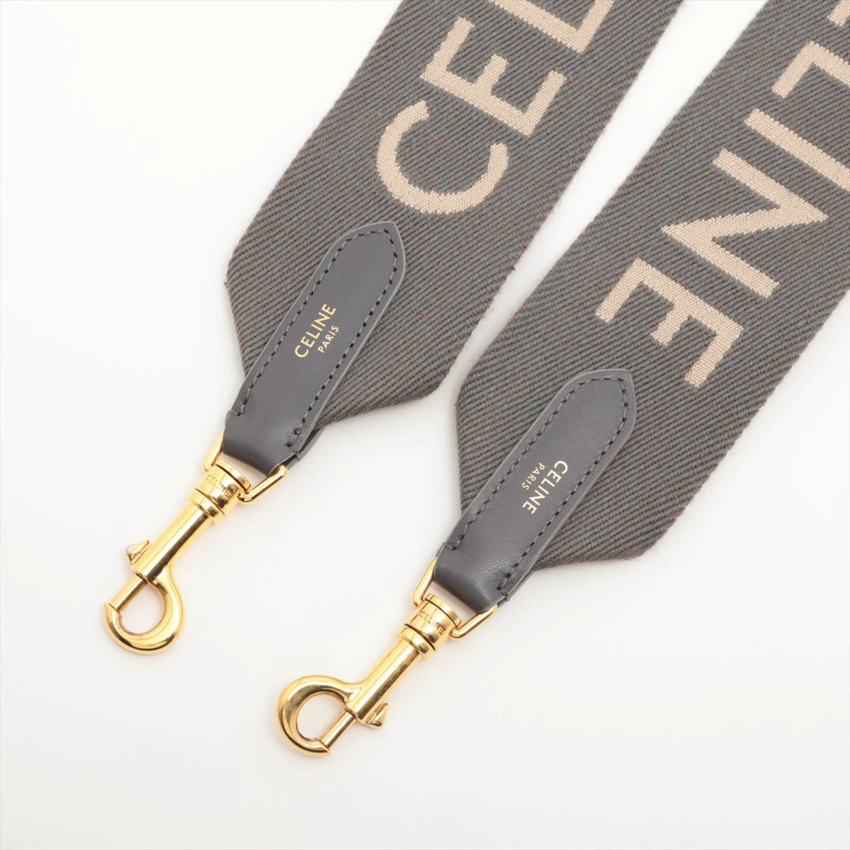 CELINE グレー ショルダーストラップ CELINE グレー ショルダーストラップ