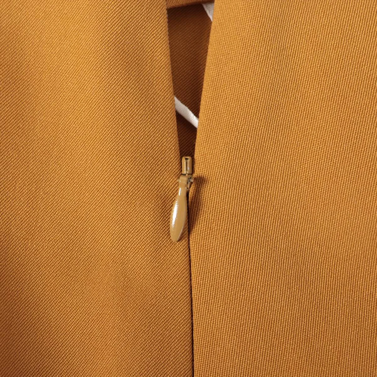 エルメス 16AW ウール スカート 34 レディース ブラウン 67-7301  