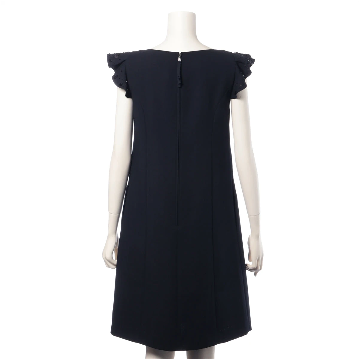美品！フォクシー　ブラックワンピース38 中古・古着通販】FOXEY NEWYORK (フォクシーニューヨーク