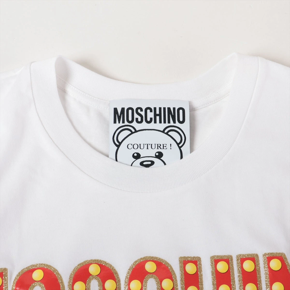 【MOSCHINO】モスキーノクチュールベルト レディース ホワイト Moschino（モスキーノ）ウィメンズ ベルト - FARFETCH
