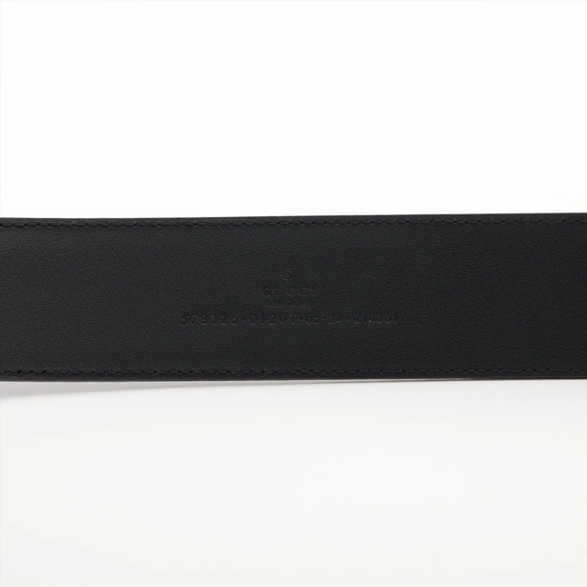 グッチ 573325 ベルト 85/34 レザー ブラック A3084890｜中古
