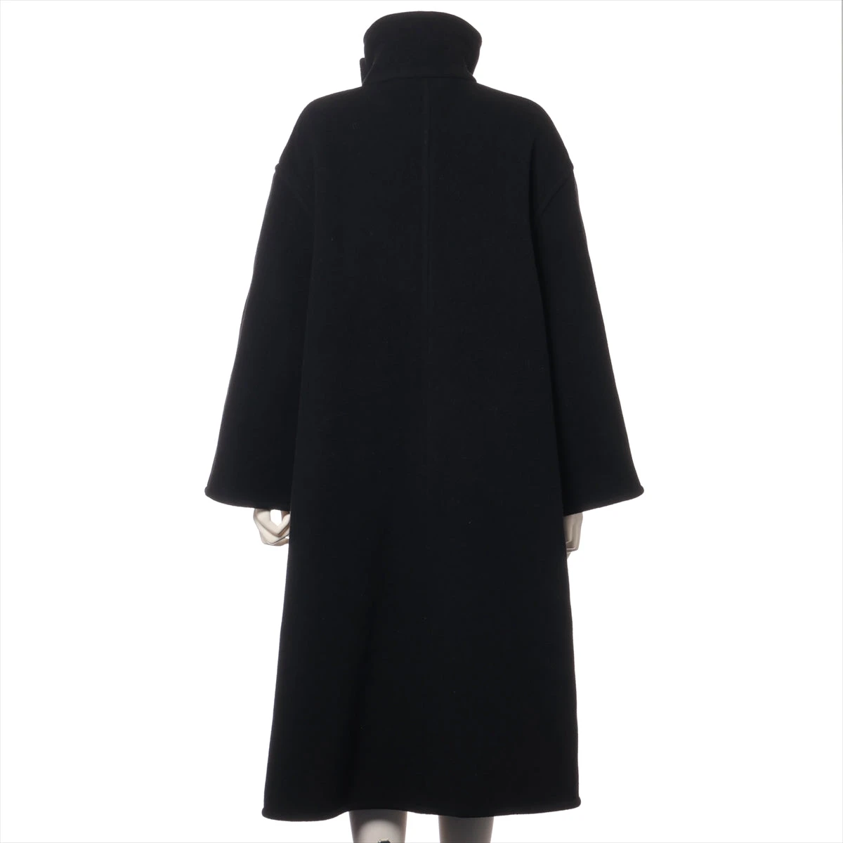 【mo】Acne studious ファネルネックコート　黒　32 66ea97b475fd6.webp