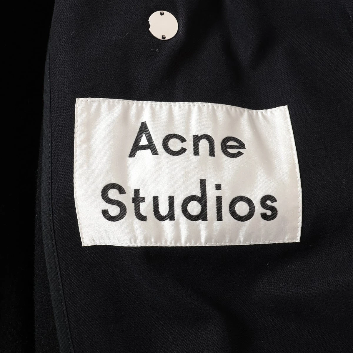 アクネストゥディオズ ウール×ナイロン コート 32 レディース ブラック