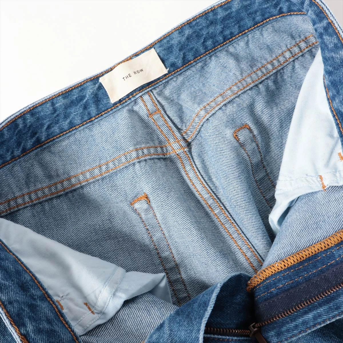 ザロウ コットン デニムパンツ 2 レディース ブルー 6525-W2613 