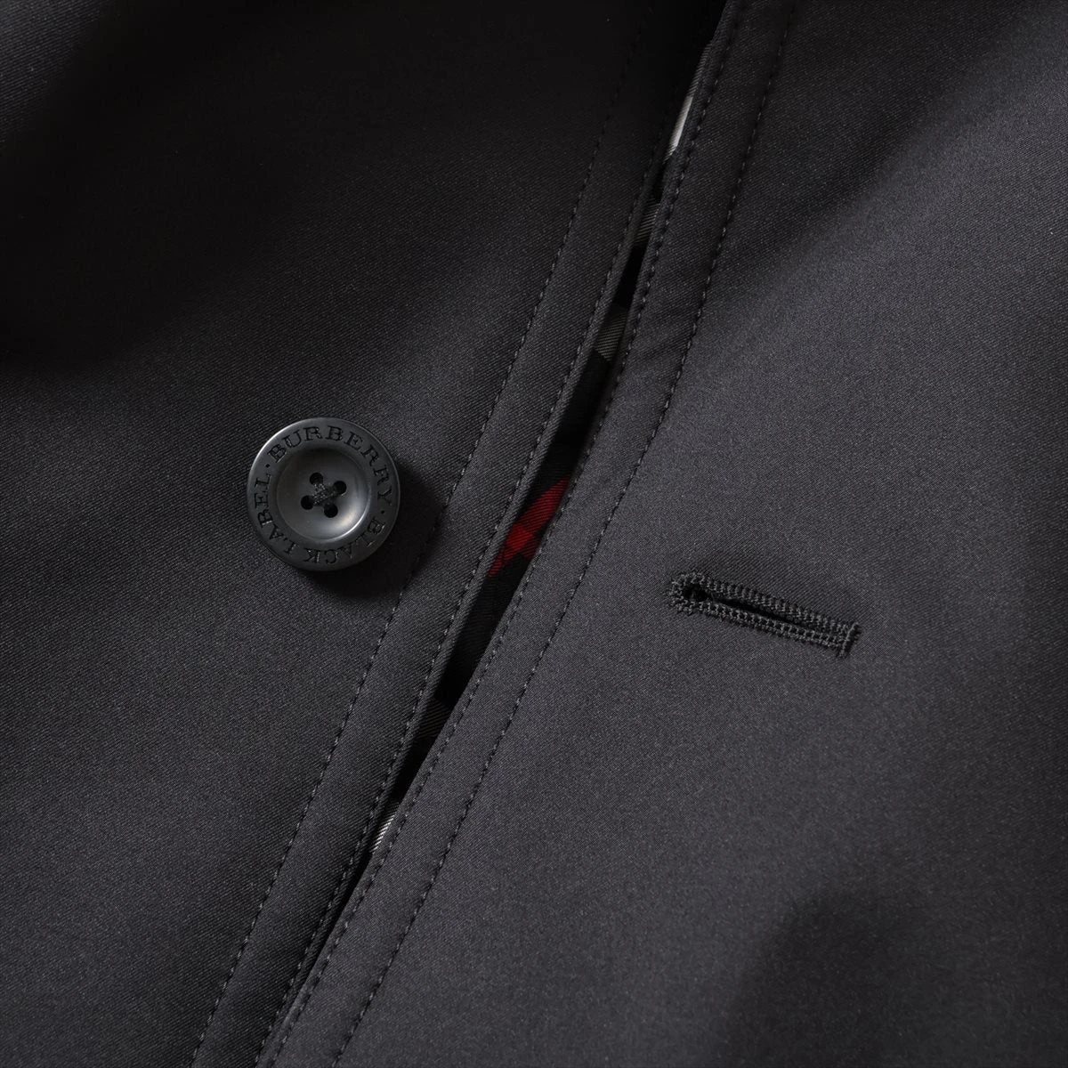 バーバリーブラックレーベル　3way 中綿キルティング　モッズコート　ホース　L BURBERRY BLACK LABEL - バーバリー ブラックレーベル銀ボタン