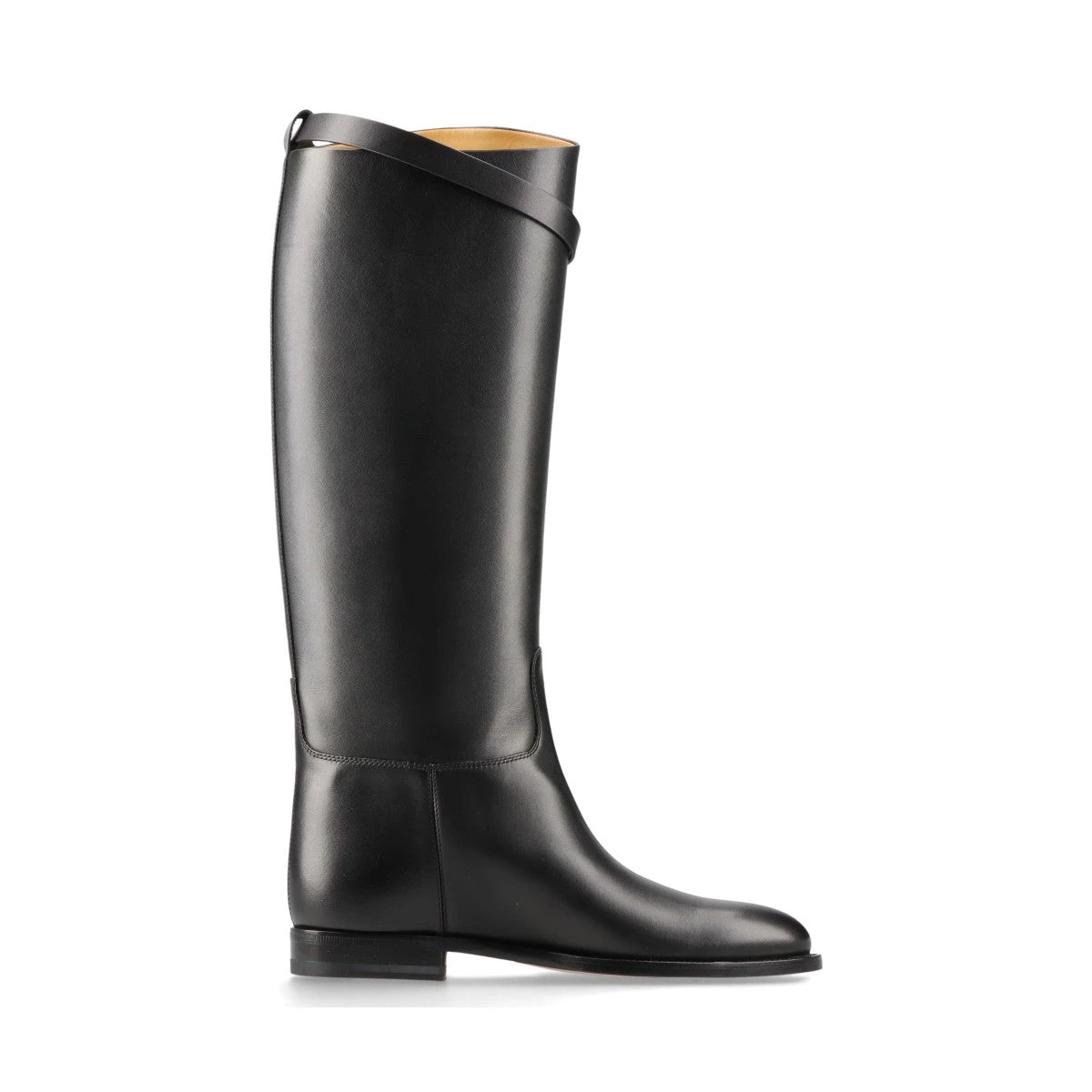 期間限定 お値下げ　 HERMES エルメス ロングブーツ 美脚 エルメス ジャンピング レザー ロングブーツ 38 レディース